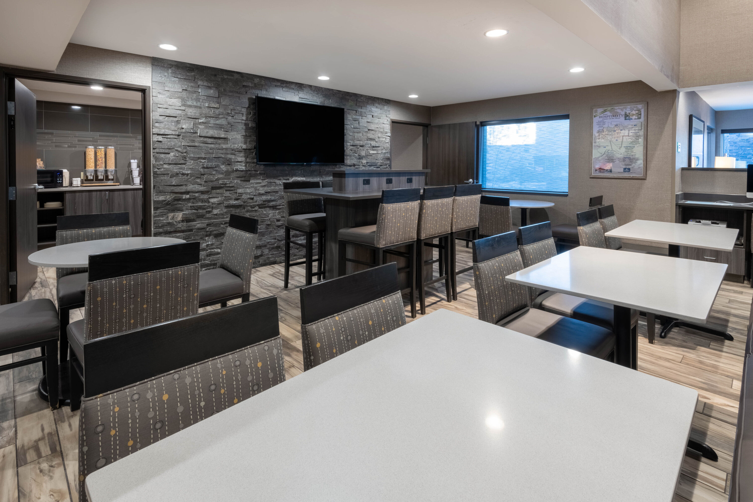 Free breakfast at La Quinta Inn & Suites by Wyndham Anchorage Airport in Anchorage, Alaska