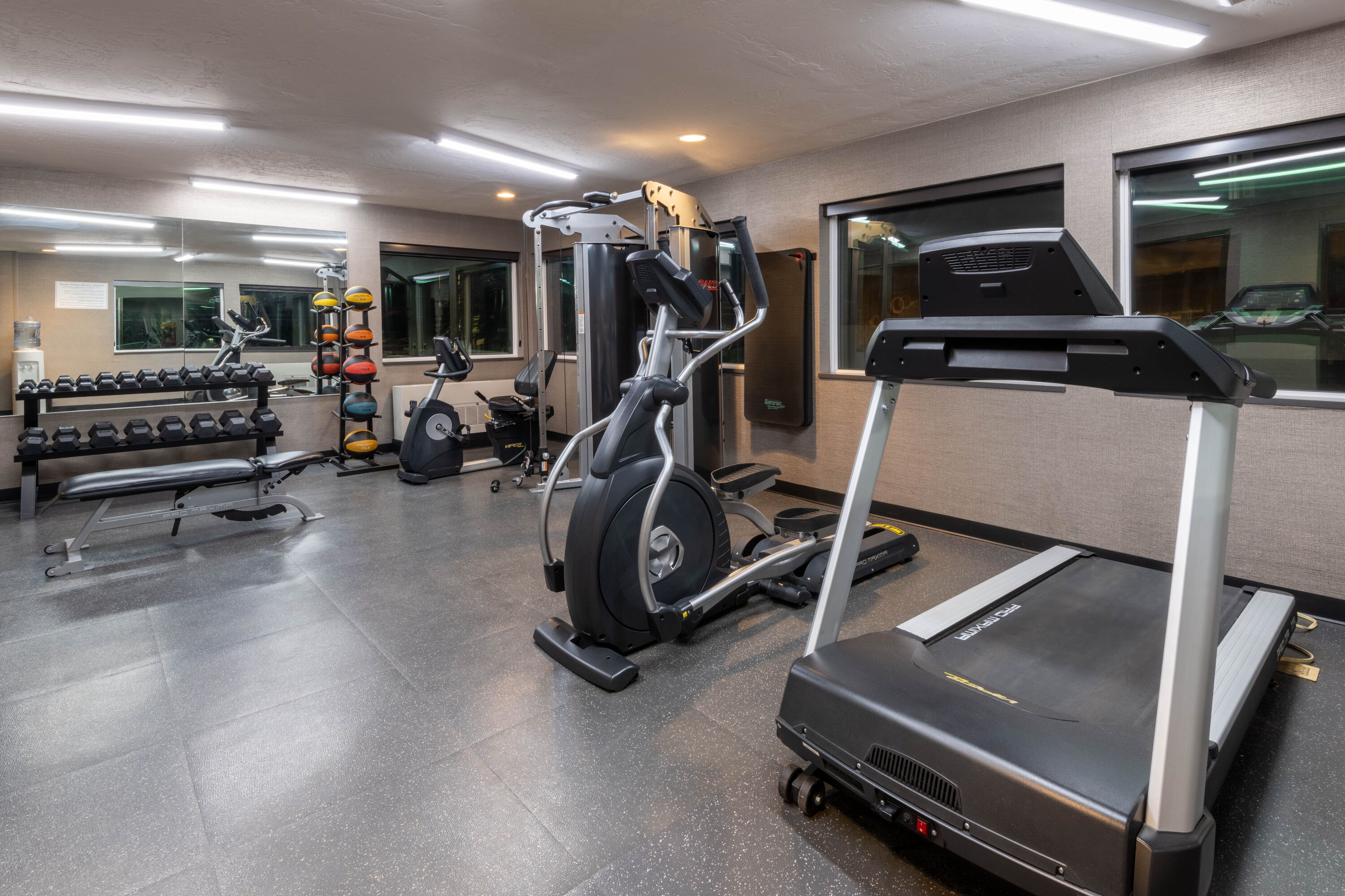 Fitness room at La Quinta Inn & Suites by Wyndham Anchorage Airport in Anchorage, Alaska