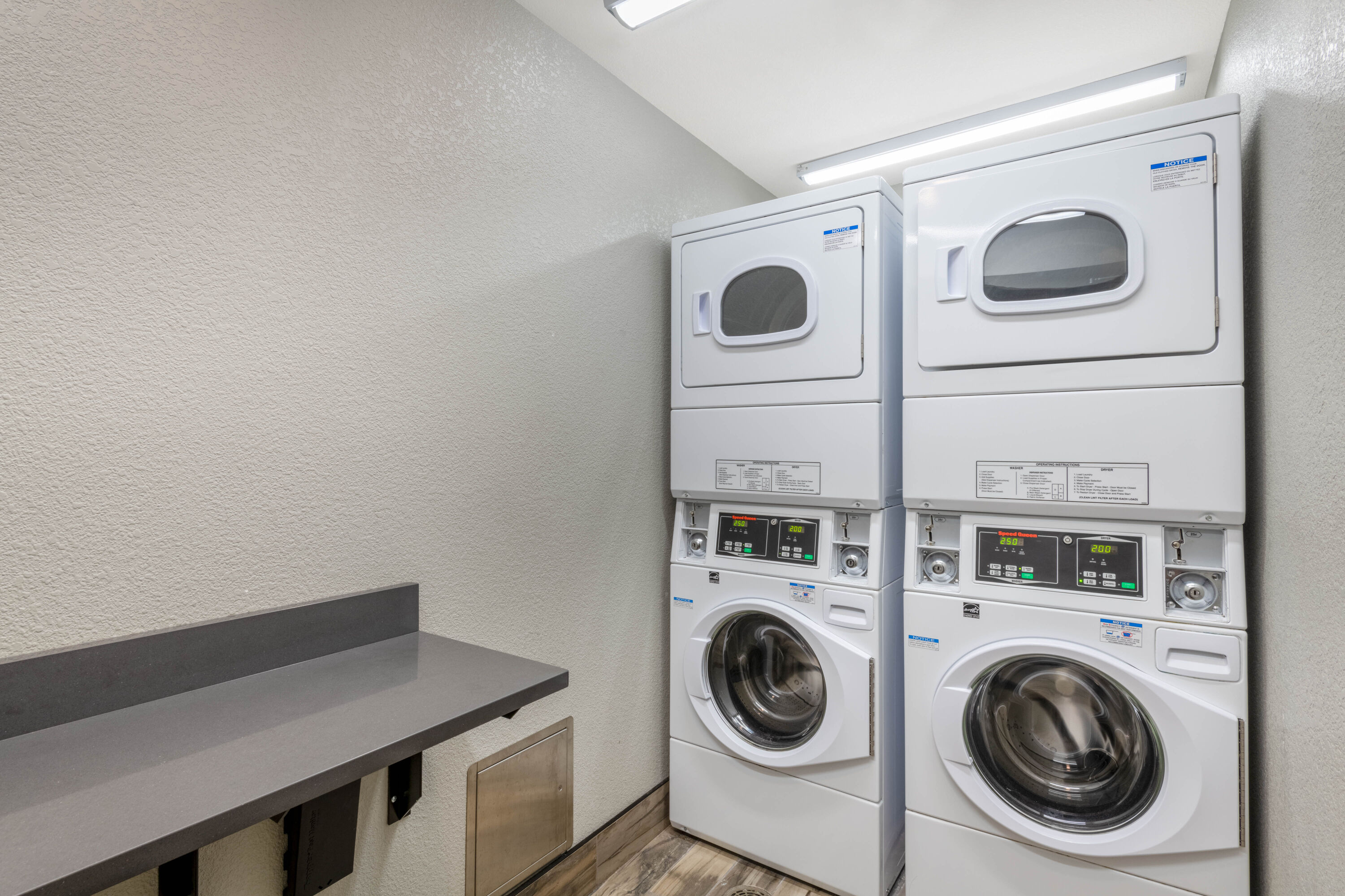 Laundry facilities at La Quinta Inn & Suites by Wyndham Anchorage Airport in Anchorage, Alaska