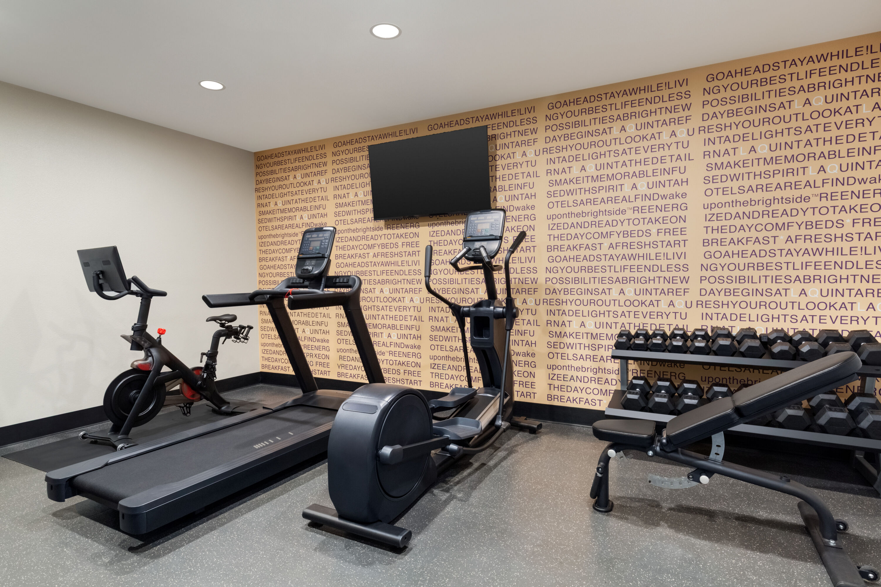 Fitness room at La Quinta Inn & Suites by Wyndham Fairbanks Airport in Fairbanks, Alaska