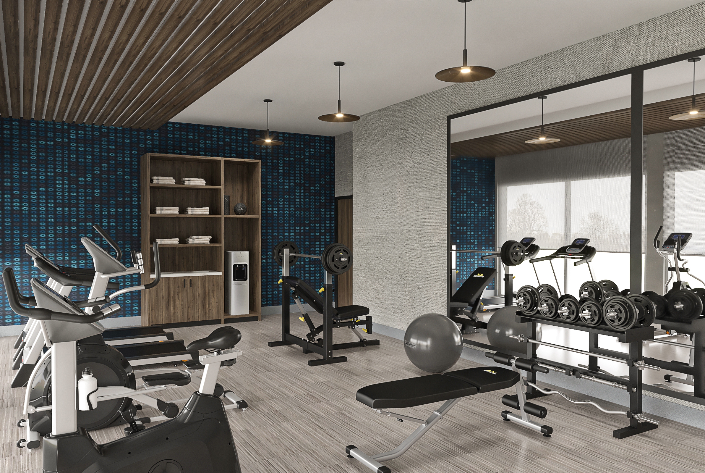Fitness room at La Quinta Inn & Suites by Wyndham Athens in Athens, Alabama