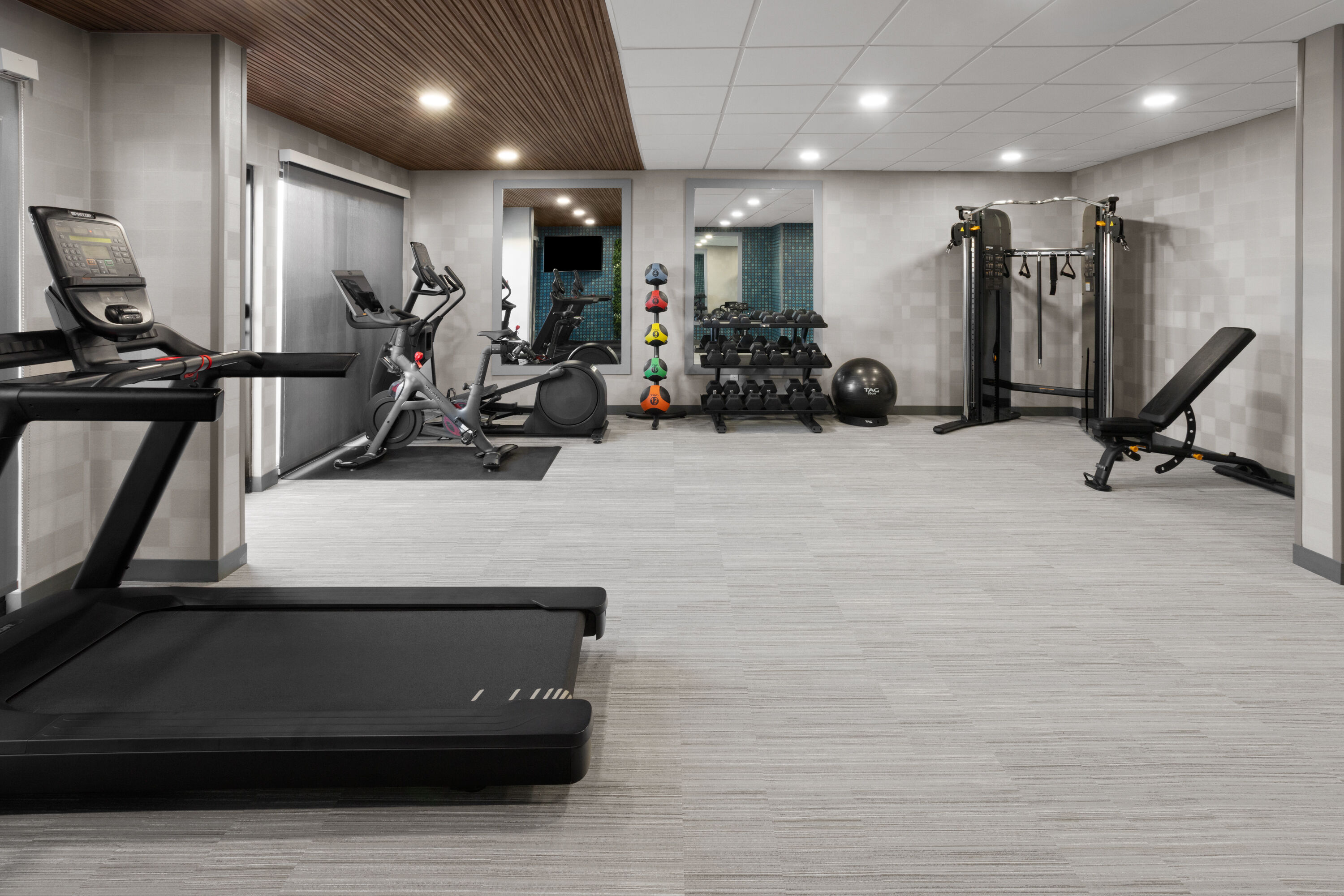 Fitness room at La Quinta Inn & Suites by Wyndham Auburn - University Area in Auburn, Alabama
