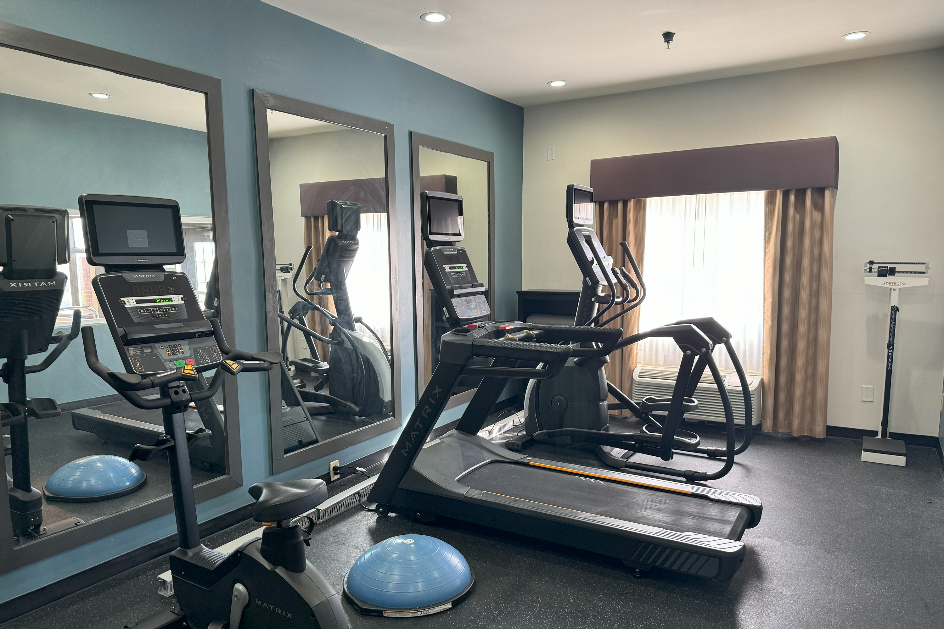 Fitness room at La Quinta Inn & Suites by Wyndham Bessemer in Bessemer, Alabama