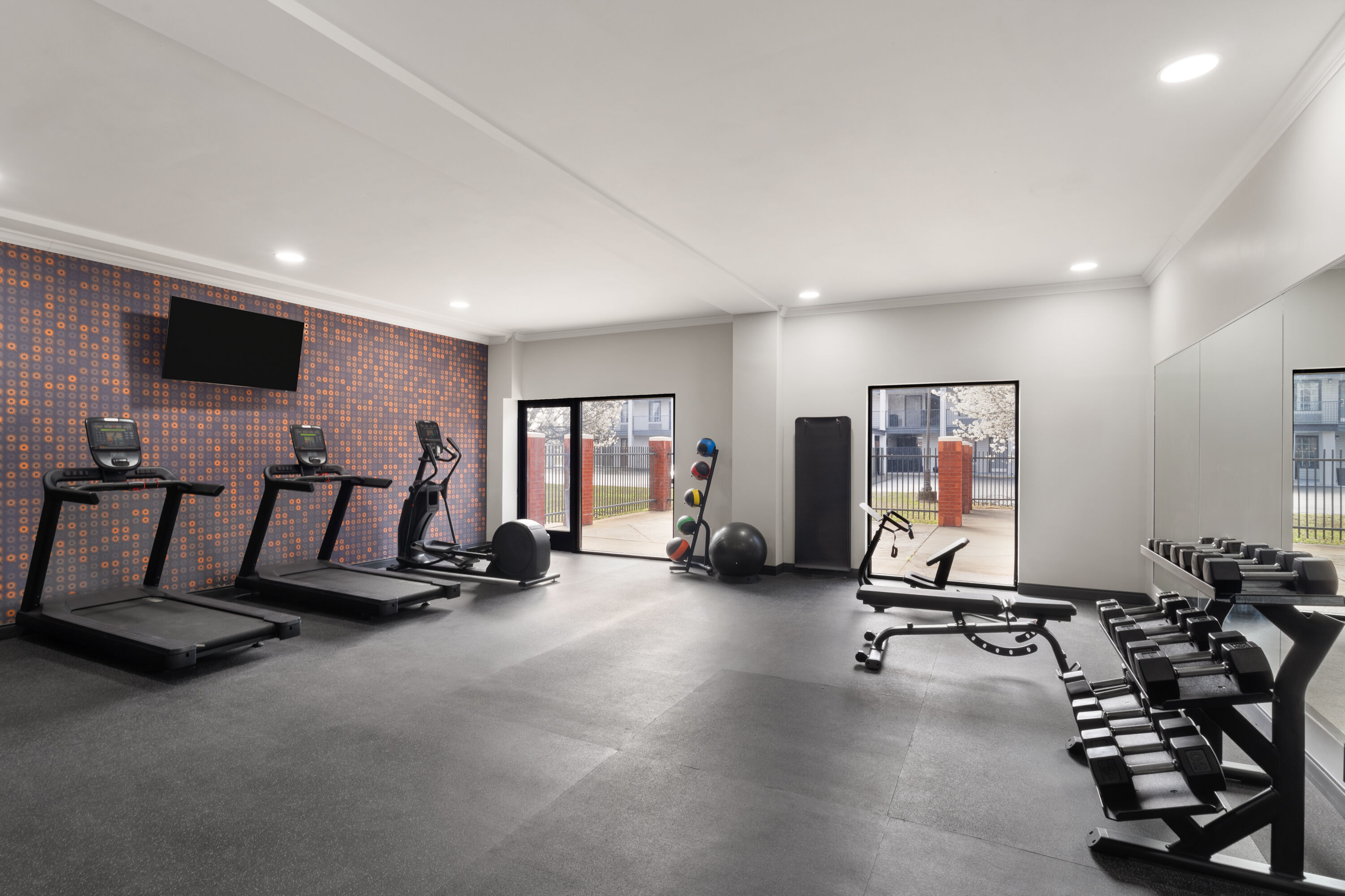 Fitness room at La Quinta Inn & Suites by Wyndham Bessemer in Bessemer, Alabama