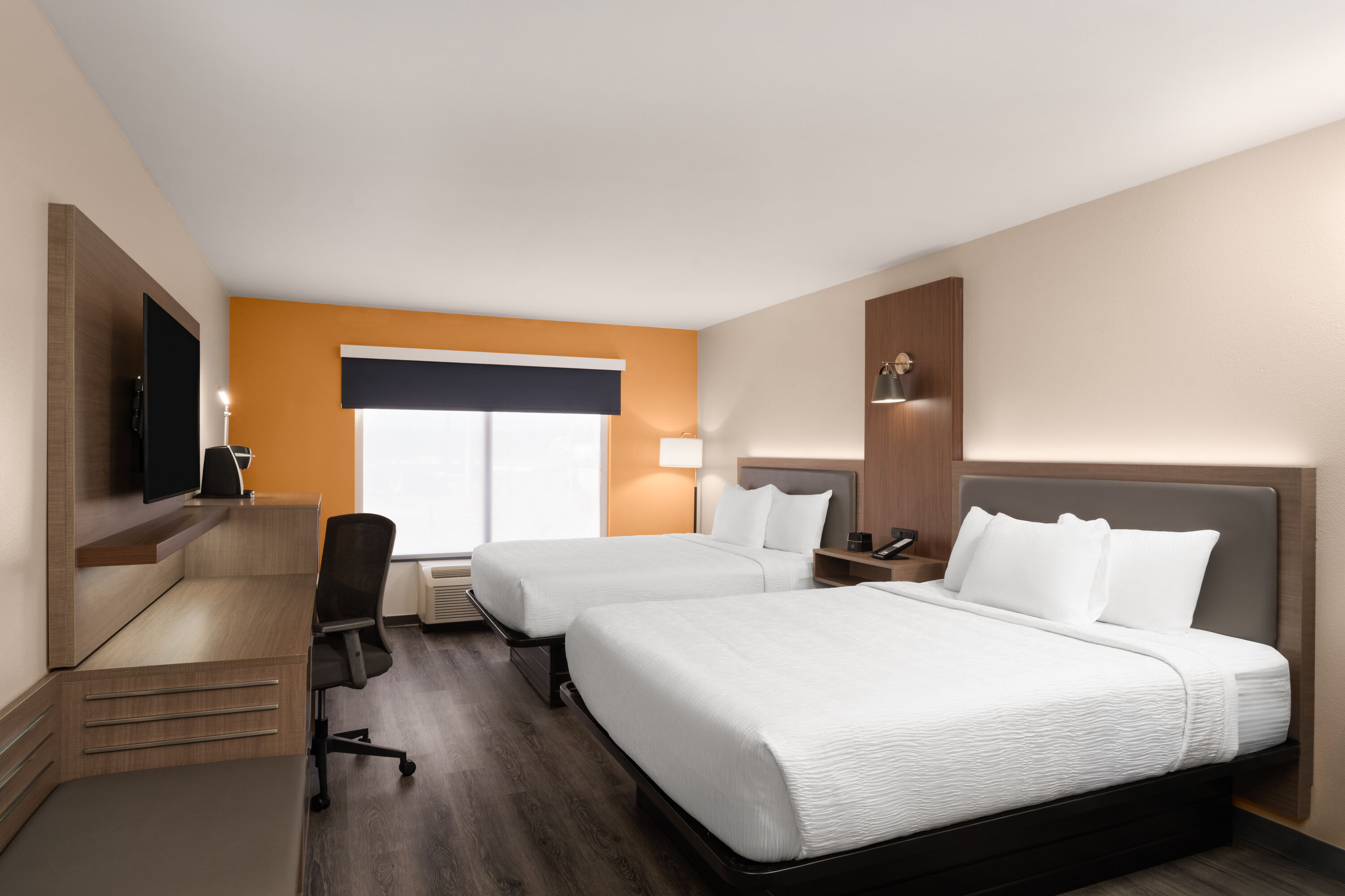 Guest room at the La Quinta Inn & Suites by Wyndham Bessemer in Bessemer, Alabama