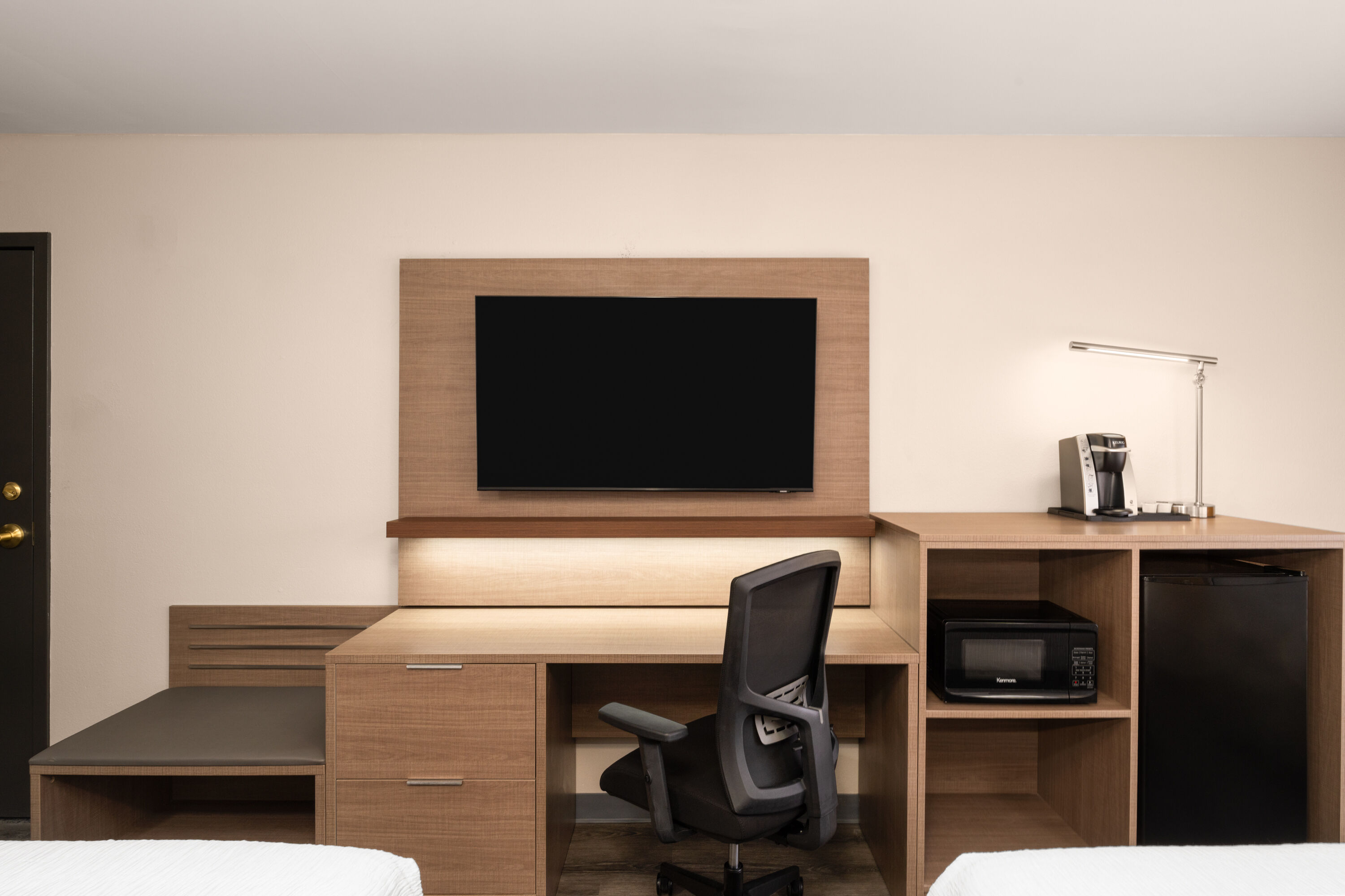 Guest room at the La Quinta Inn & Suites by Wyndham Bessemer in Bessemer, Alabama