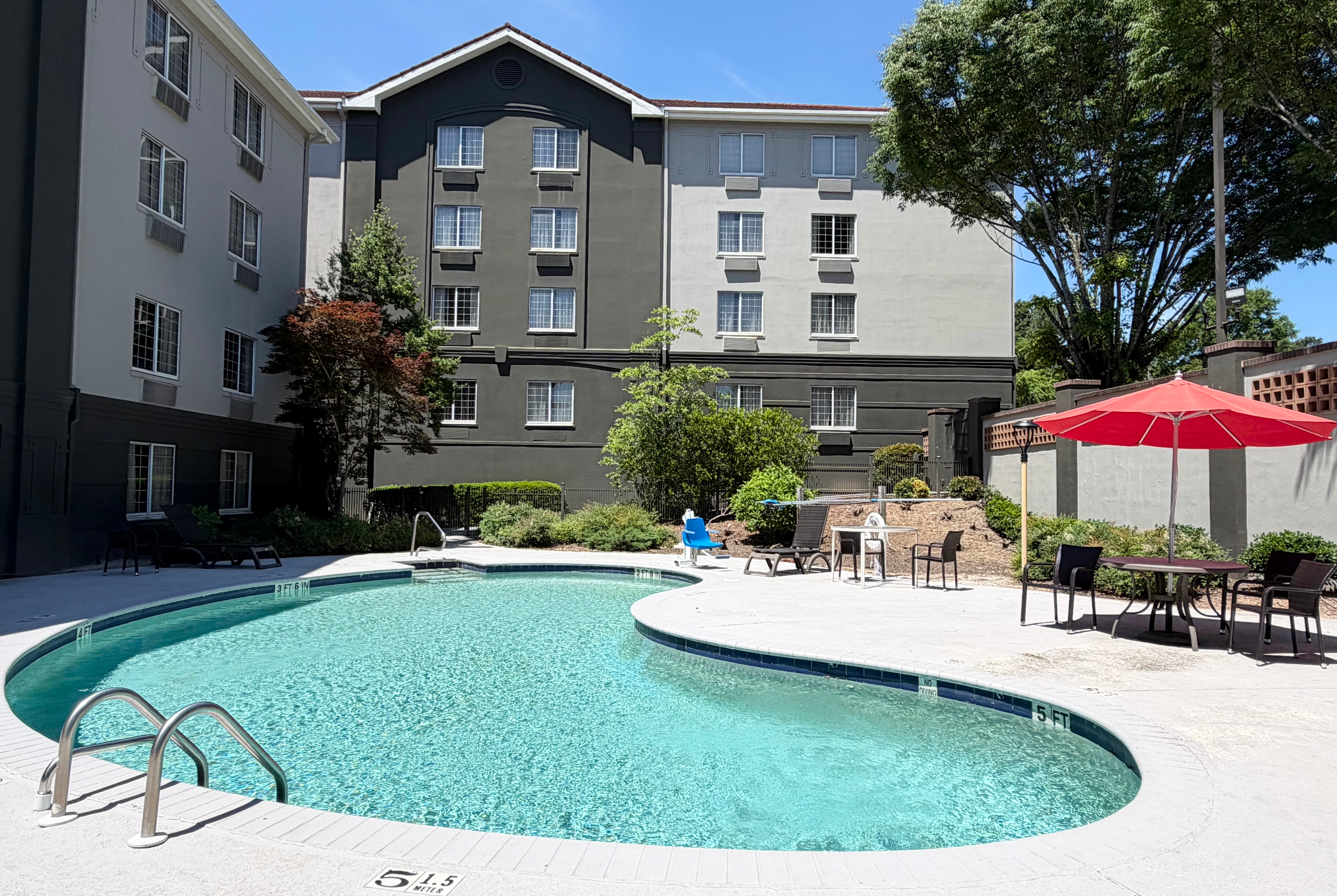 Pool at the La Quinta Inn & Suites by Wyndham Birmingham Homewood in Homewood, Alabama