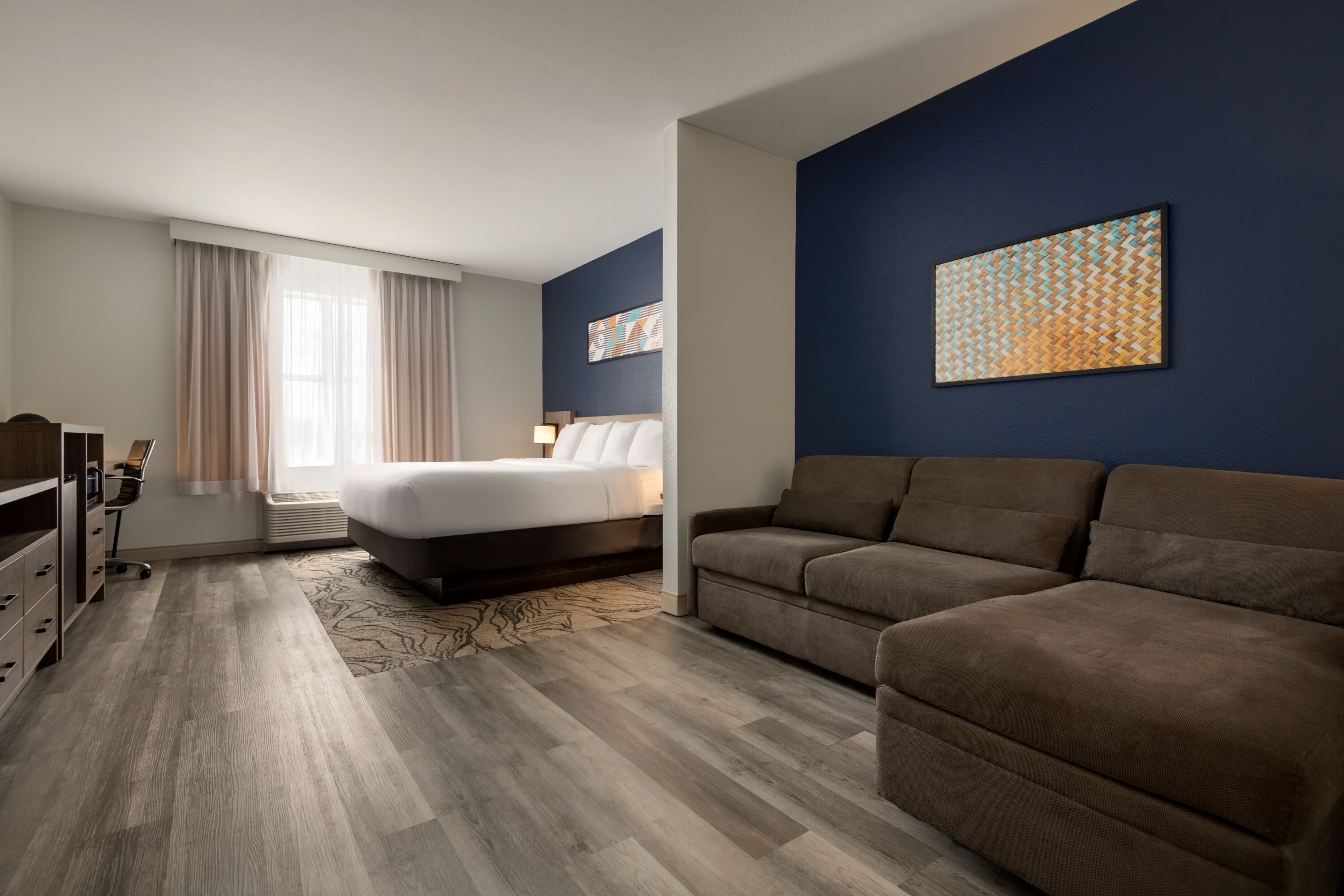 Guest room at the La Quinta Inn & Suites by Wyndham Montgomery in Montgomery, Alabama