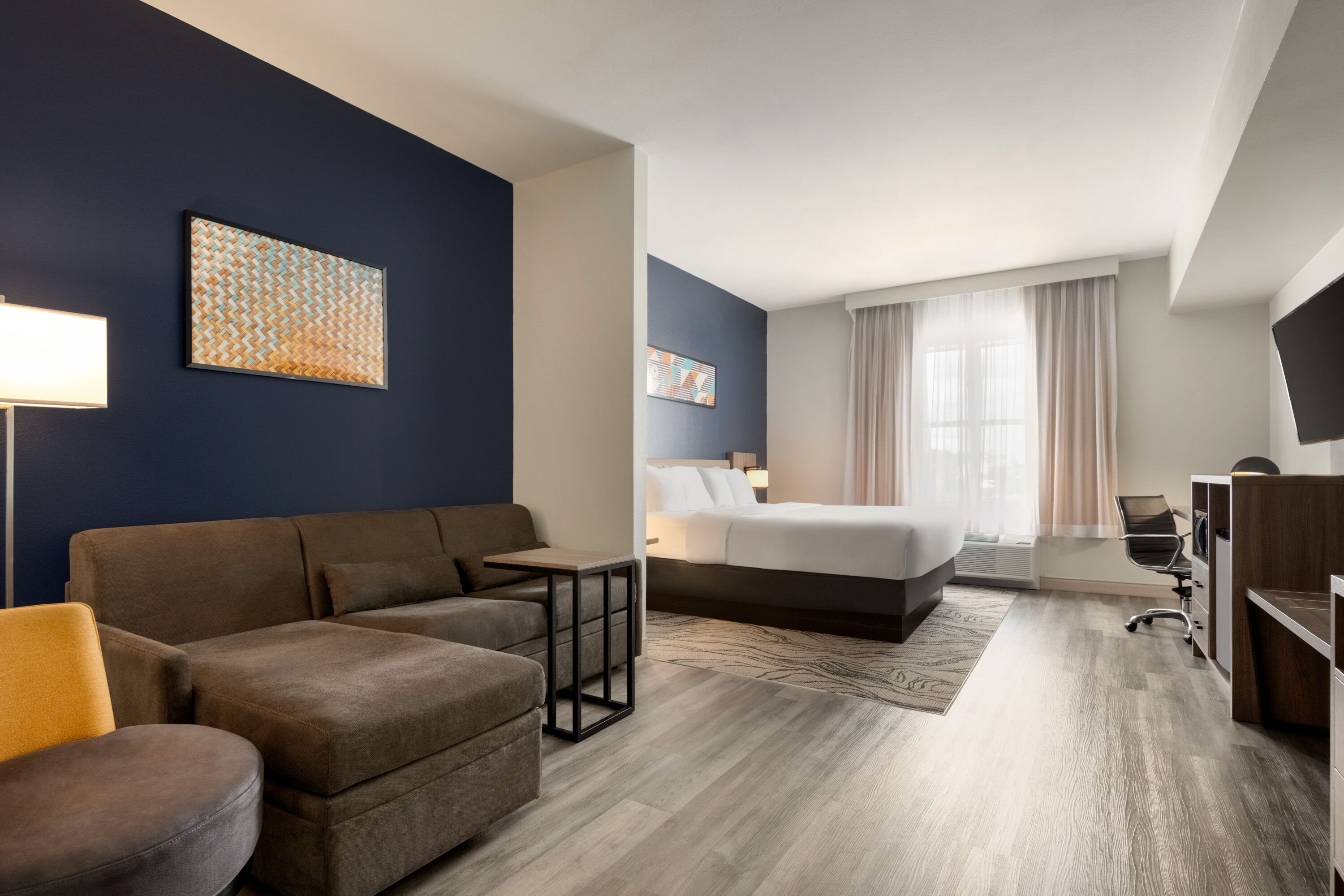 Guest room at the La Quinta Inn & Suites by Wyndham Montgomery in Montgomery, Alabama