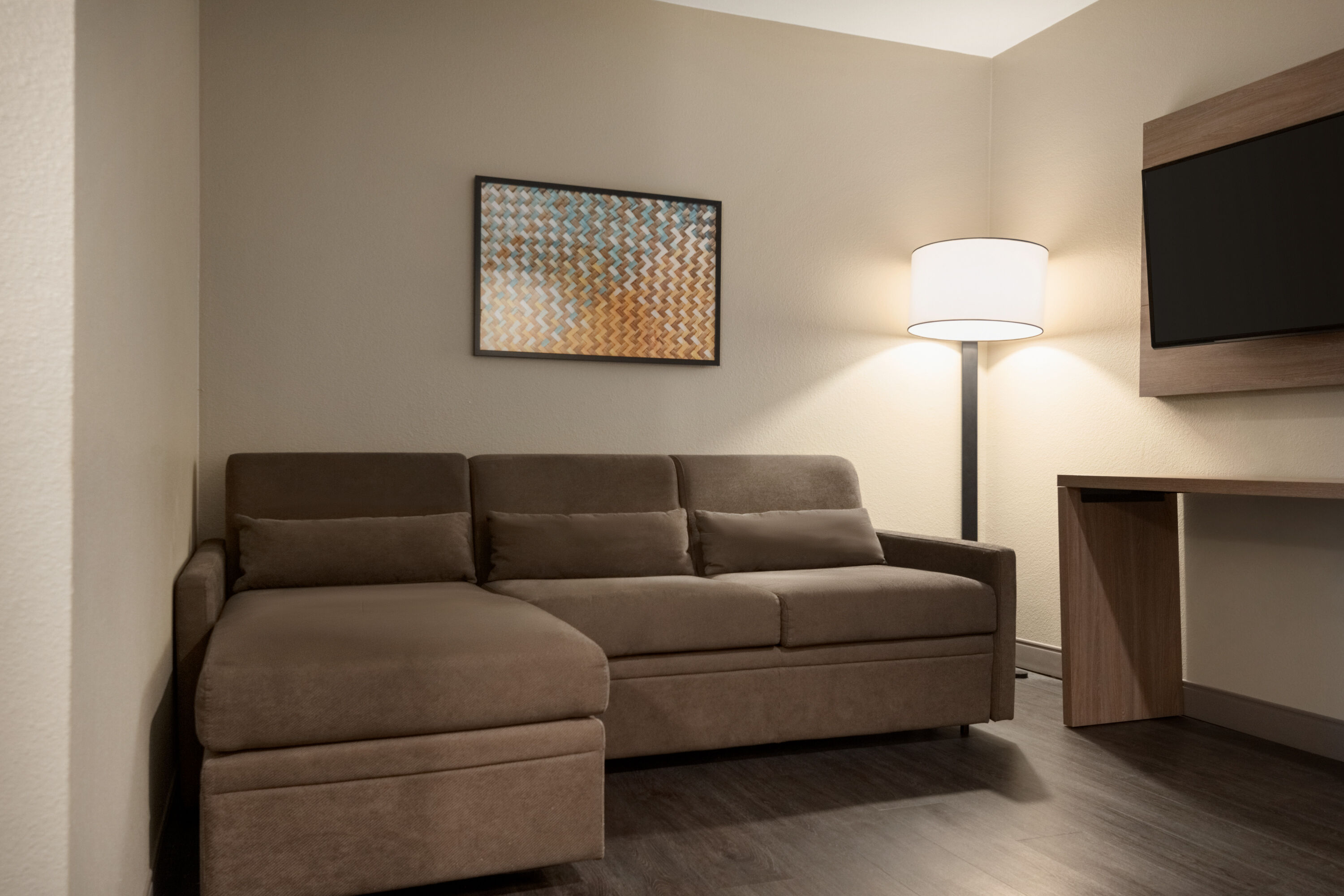 Guest room at the La Quinta Inn & Suites by Wyndham Montgomery in Montgomery, Alabama