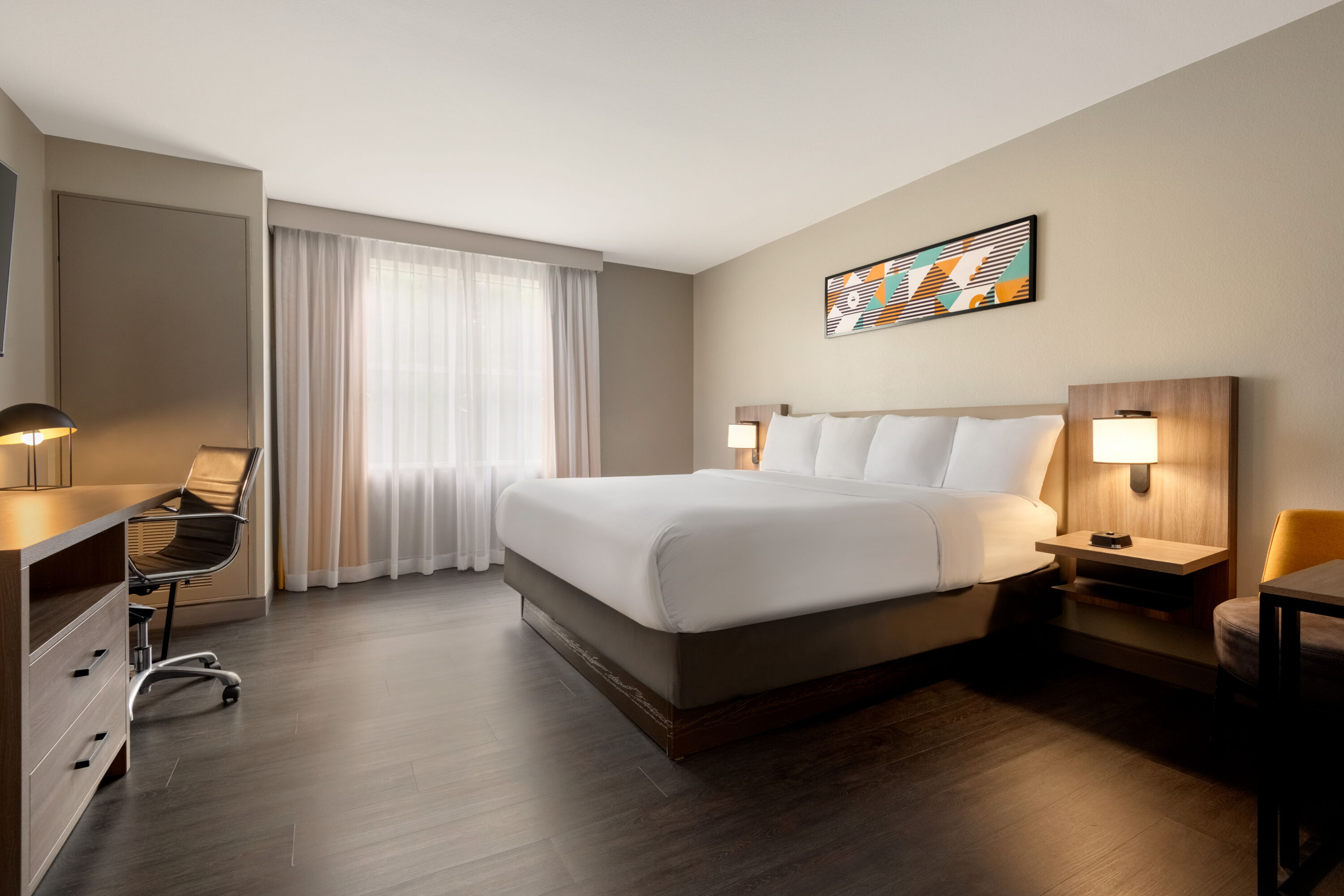 Guest room at the La Quinta Inn & Suites by Wyndham Montgomery in Montgomery, Alabama