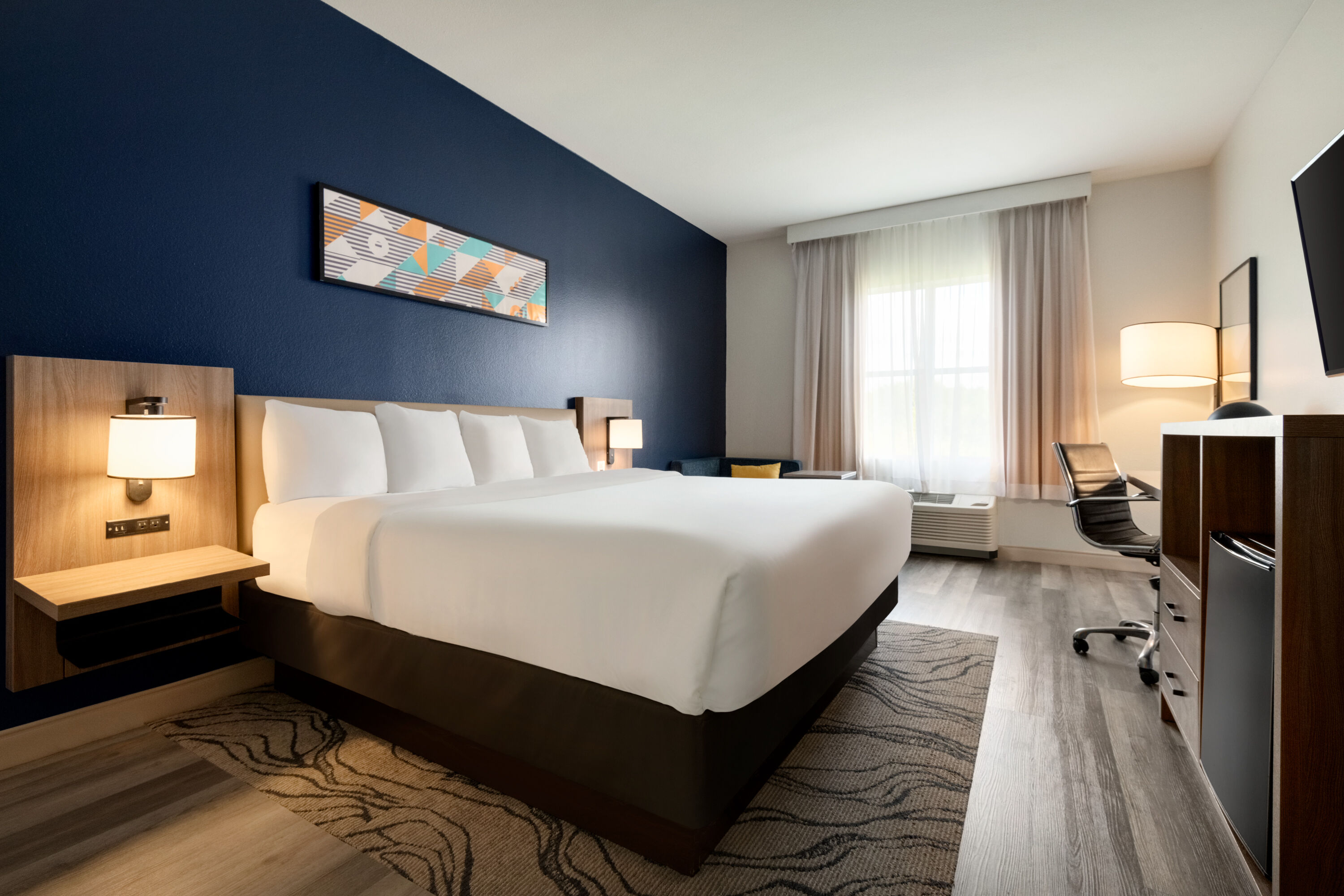 Guest room at the La Quinta Inn & Suites by Wyndham Montgomery in Montgomery, Alabama