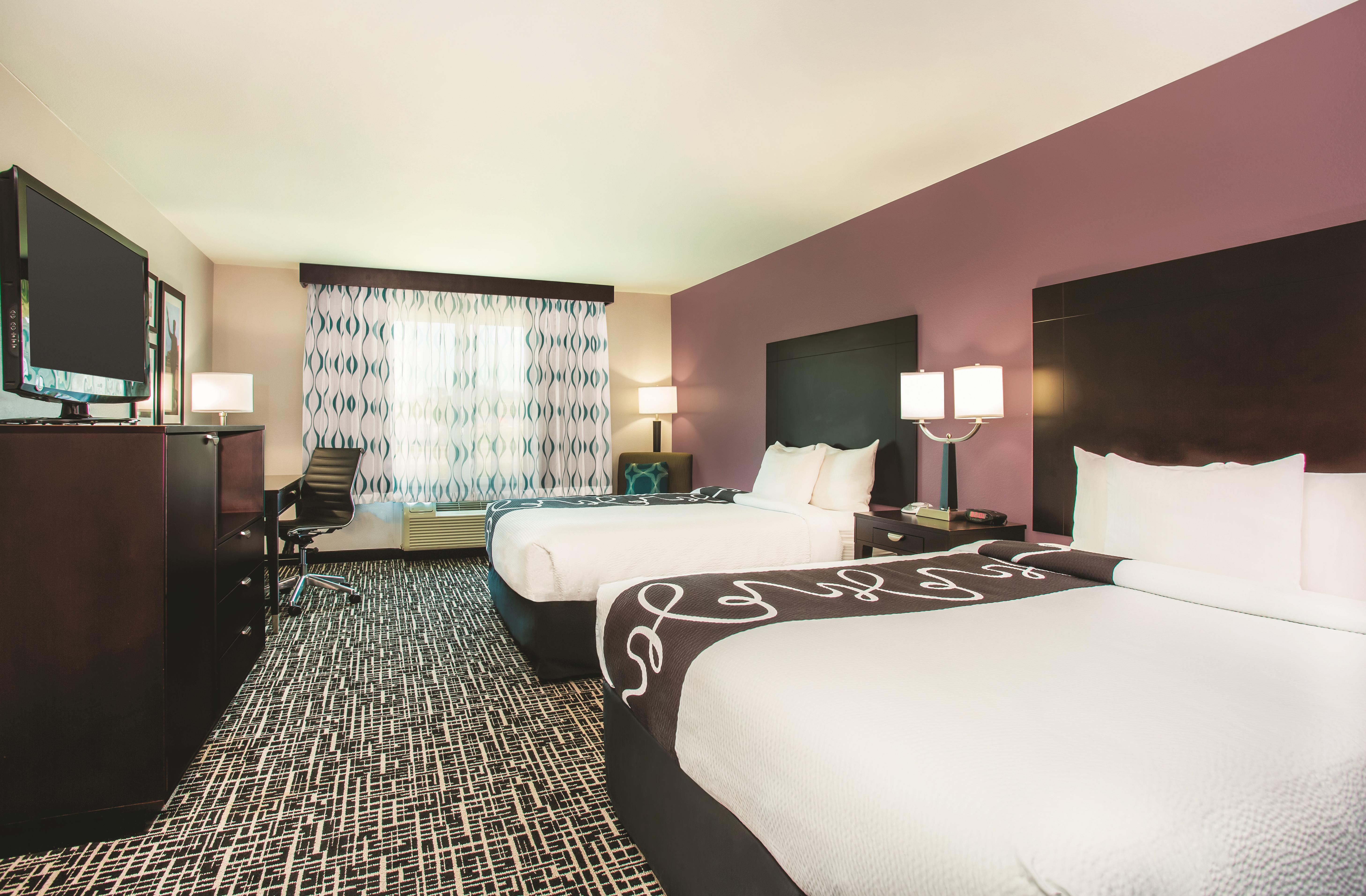 Guest room at the La Quinta Inn & Suites by Wyndham Russellville in Russellville, Arkansas