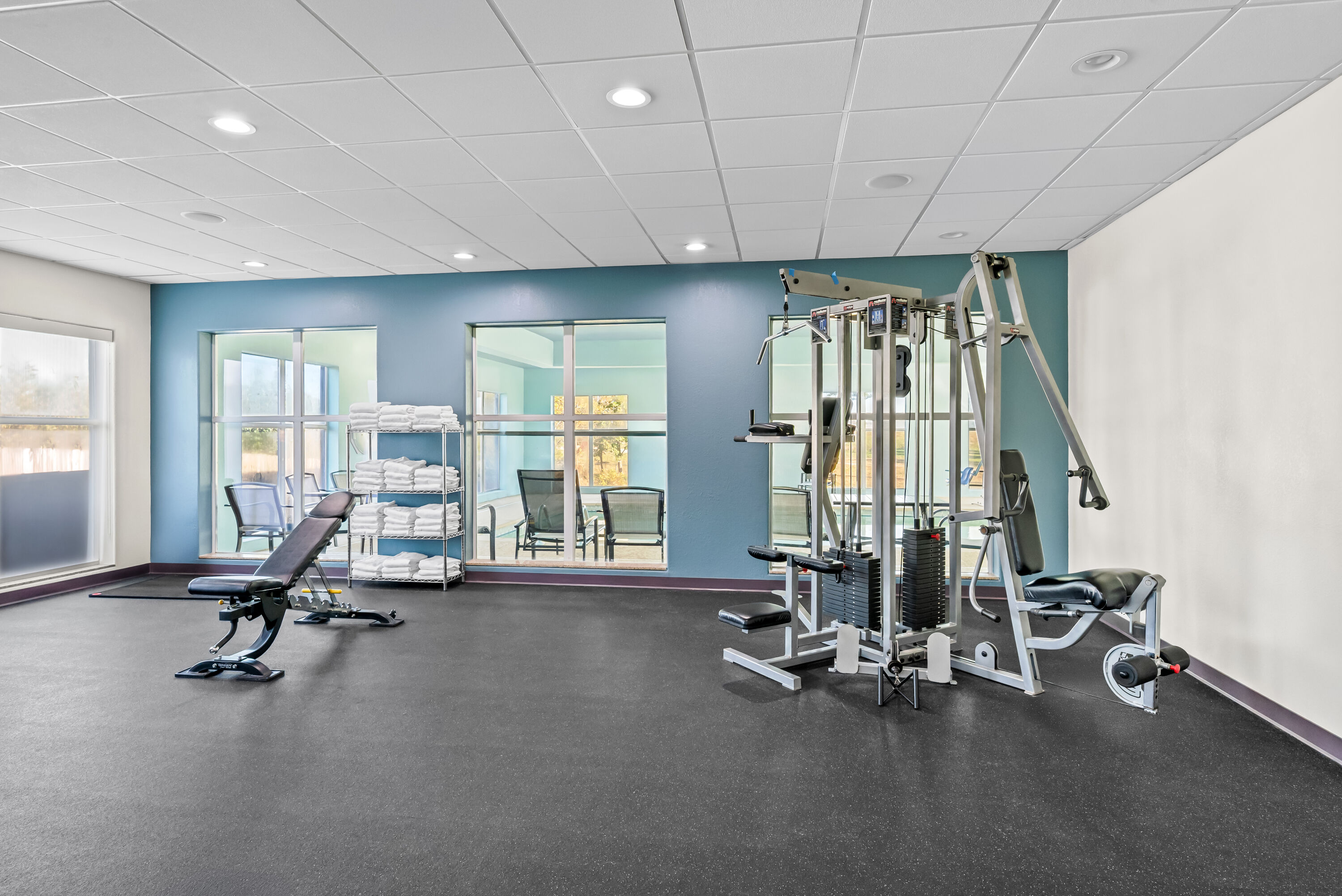 Fitness room at La Quinta Inn & Suites by Wyndham Searcy in Searcy, Arkansas
