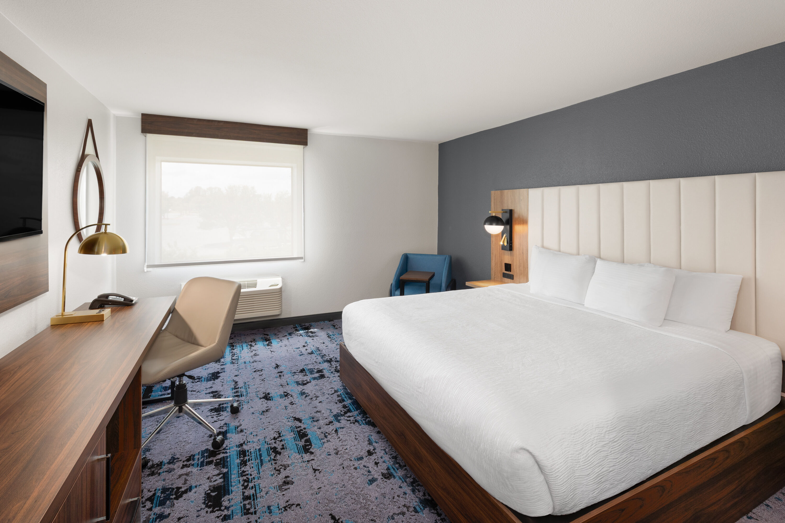 Guest room at the La Quinta Inn & Suites by Wyndham Springdale in Springdale, Arkansas