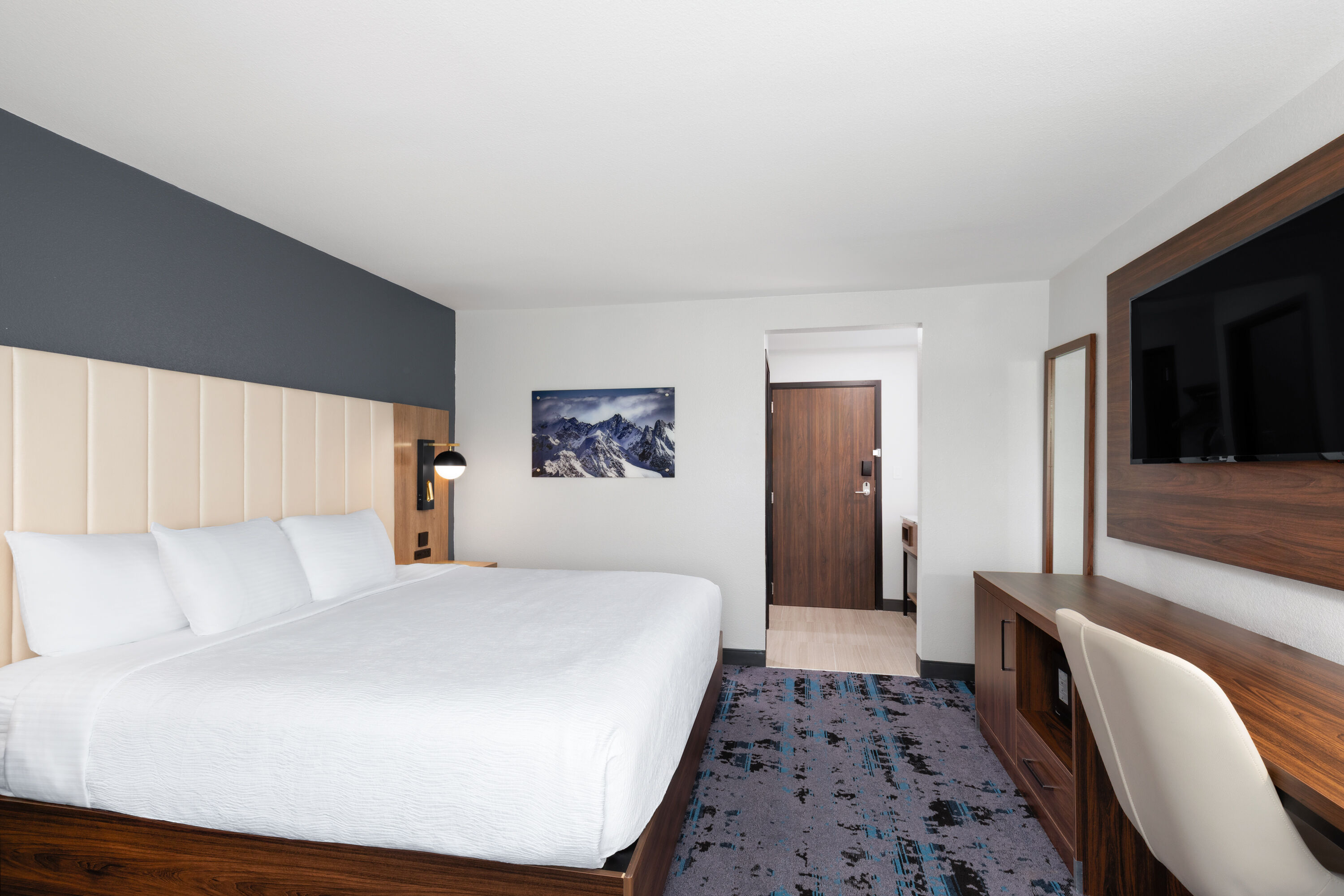 Guest room at the La Quinta Inn & Suites by Wyndham Springdale in Springdale, Arkansas