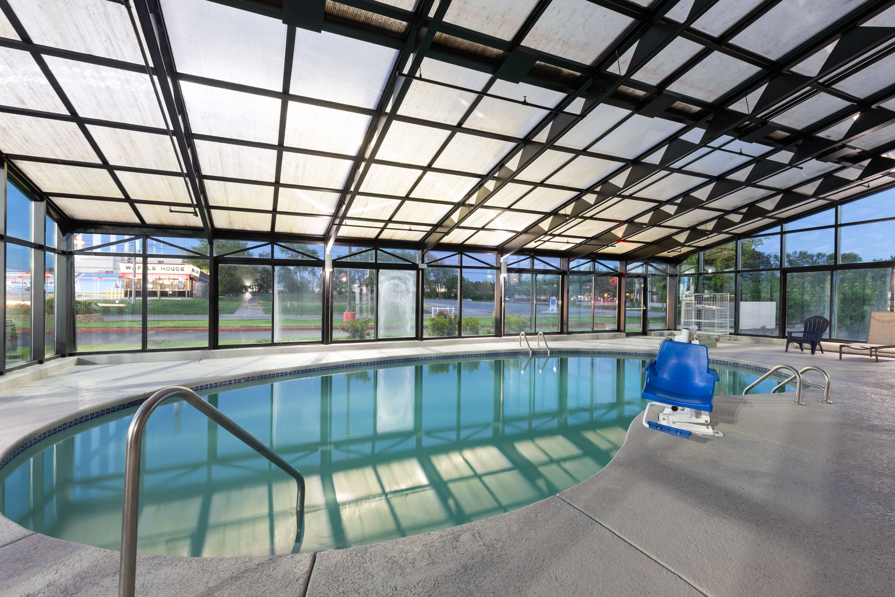 Indoor pool at the La Quinta Inn & Suites by Wyndham Springdale in Springdale, Arkansas