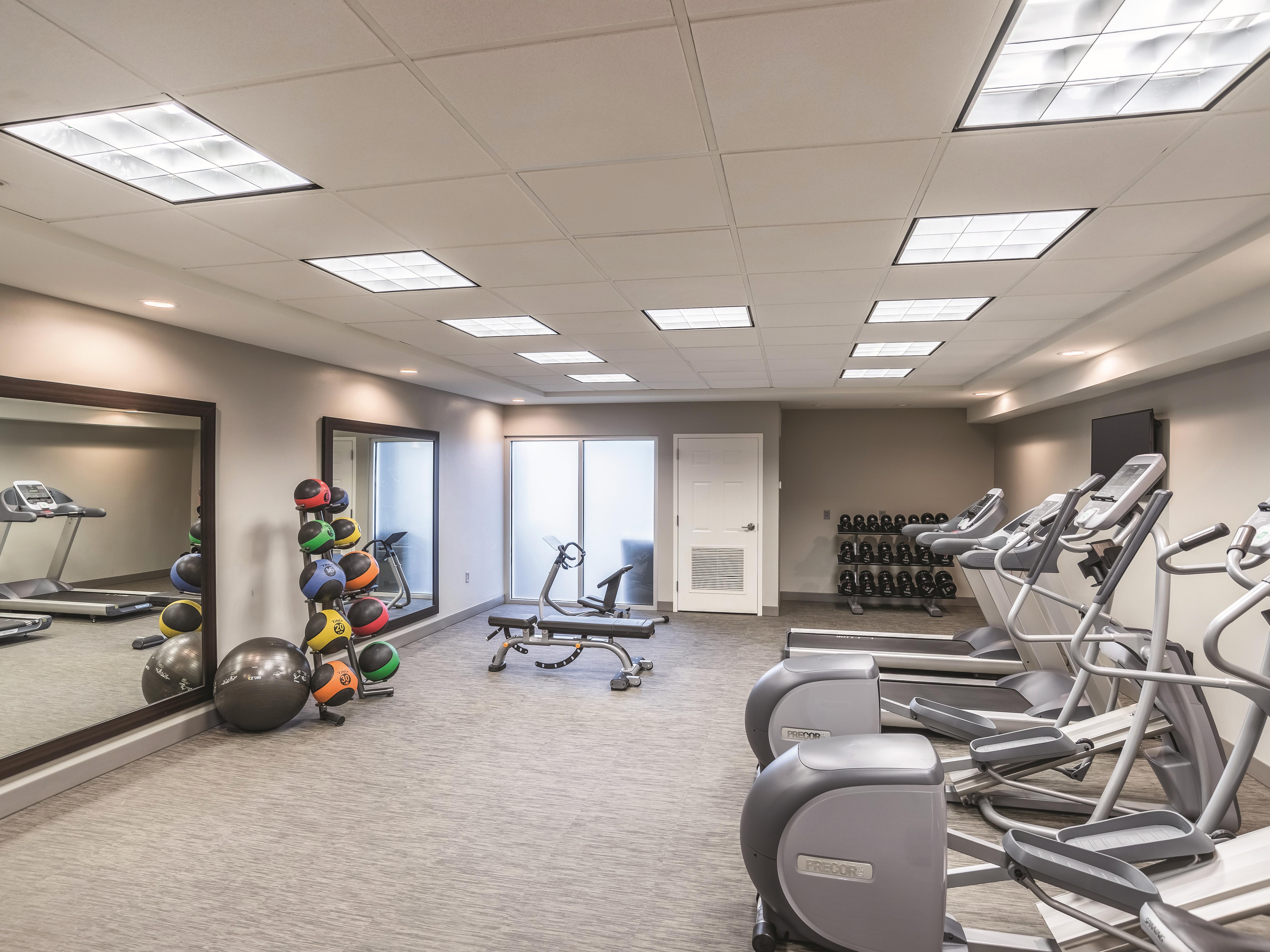 Fitness room at La Quinta Inn & Suites by Wyndham Flagstaff in Flagstaff, Arizona