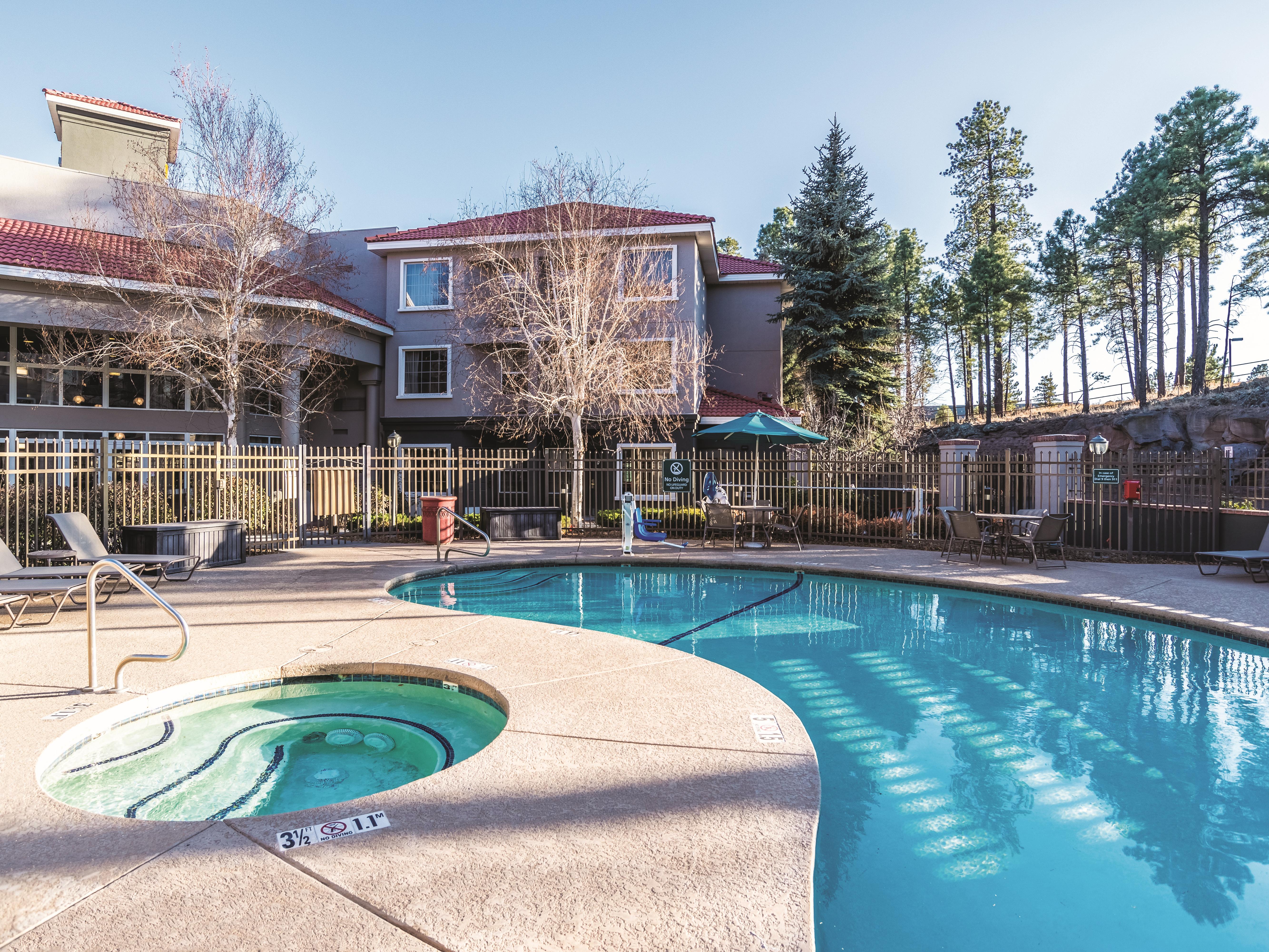 Pool at the La Quinta Inn & Suites by Wyndham Flagstaff in Flagstaff, Arizona