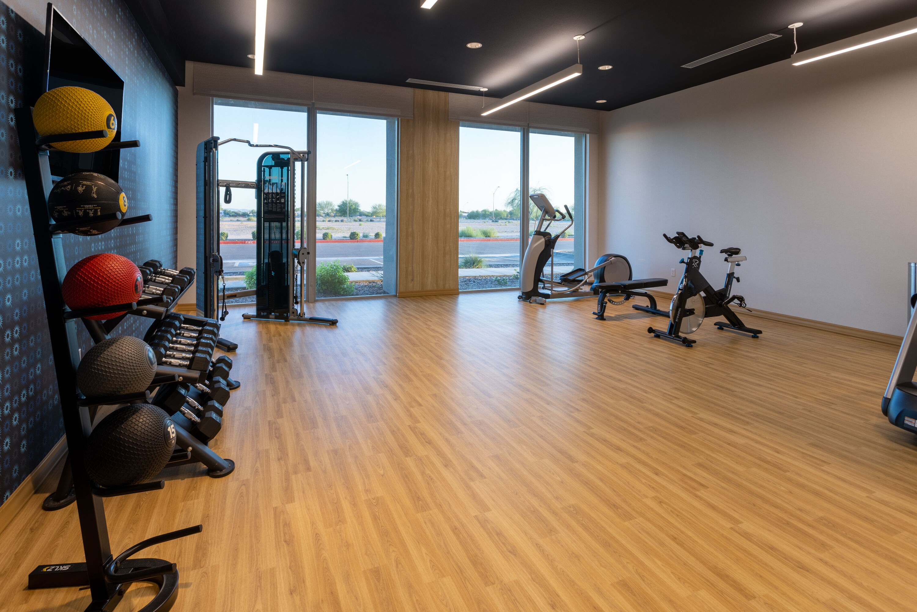 Fitness room at La Quinta Inn & Suites by Wyndham Maricopa - Copper Sky in Maricopa, Arizona