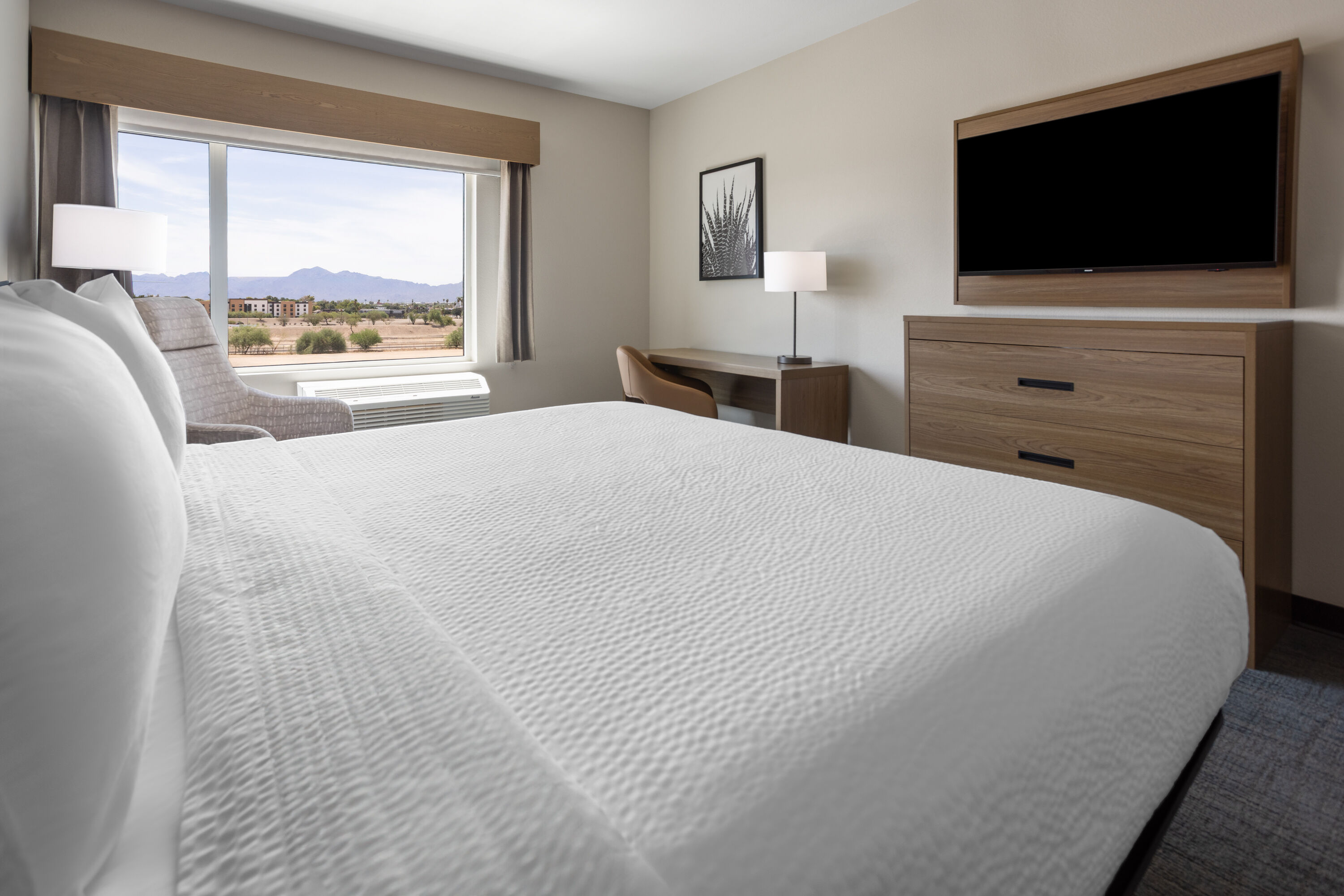 Guest room at the La Quinta Inn & Suites by Wyndham Phoenix West / Glendale in Phoenix, Arizona