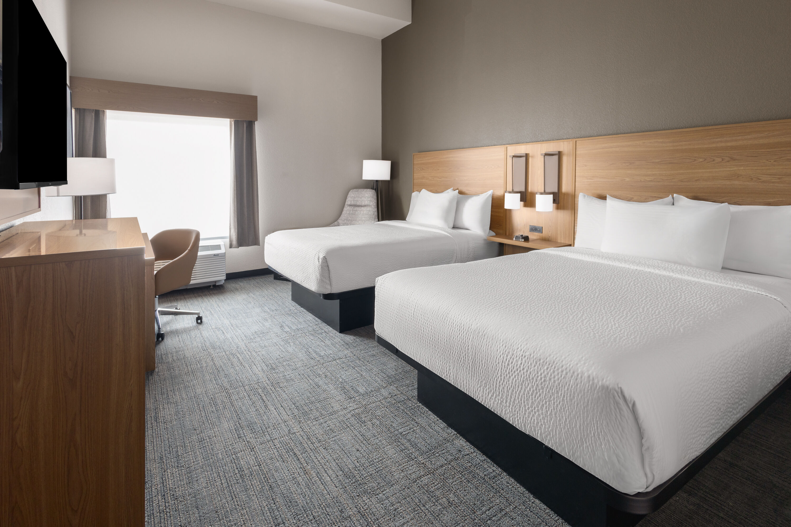 Guest room at the La Quinta Inn & Suites by Wyndham Phoenix West / Glendale in Phoenix, Arizona