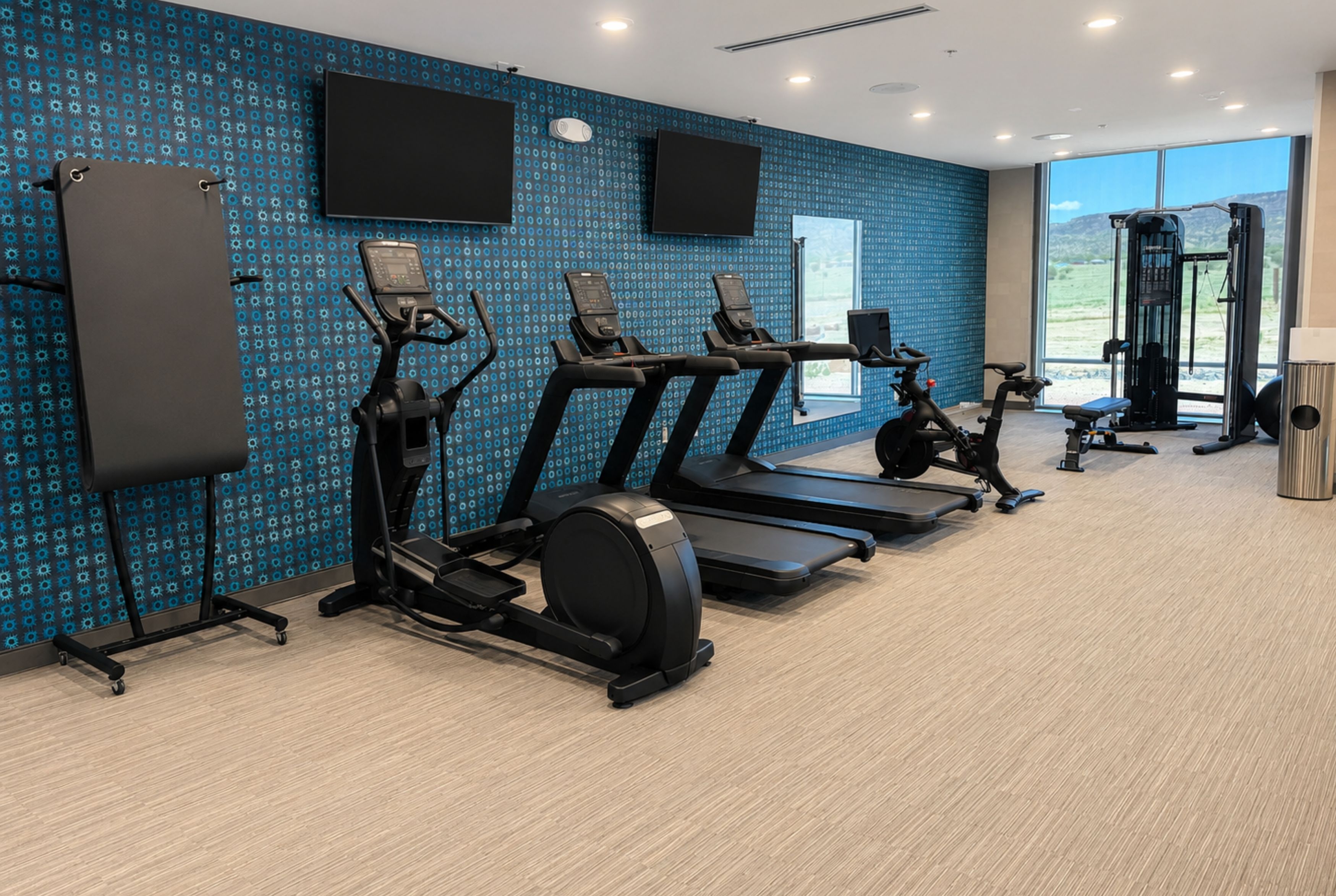 Fitness room at La Quinta Inn & Suites by Wyndham Shonto in Shonto, Arizona