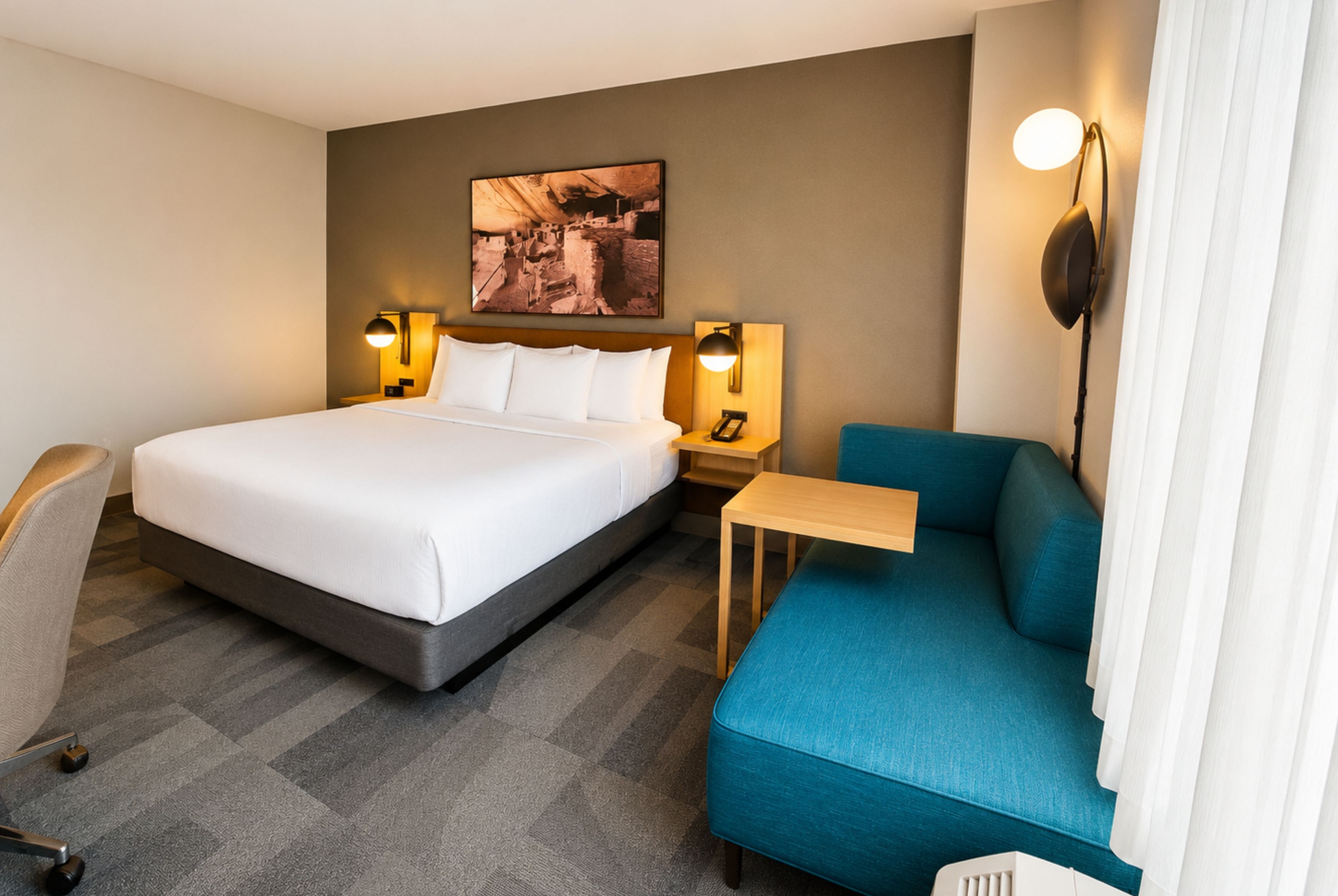 Guest room at the La Quinta Inn & Suites by Wyndham Shonto in Shonto, Arizona