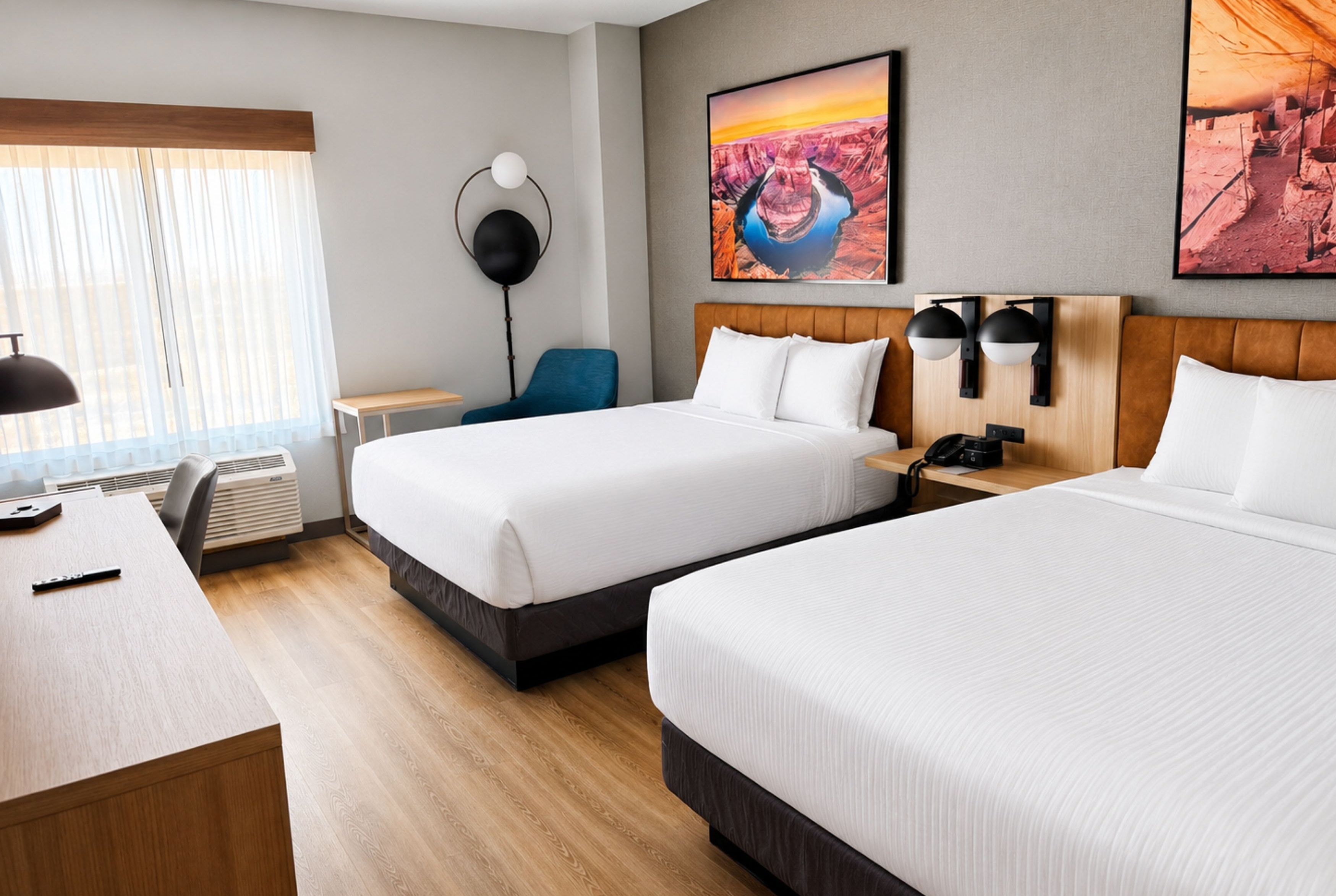 Guest room at the La Quinta Inn & Suites by Wyndham Shonto in Shonto, Arizona