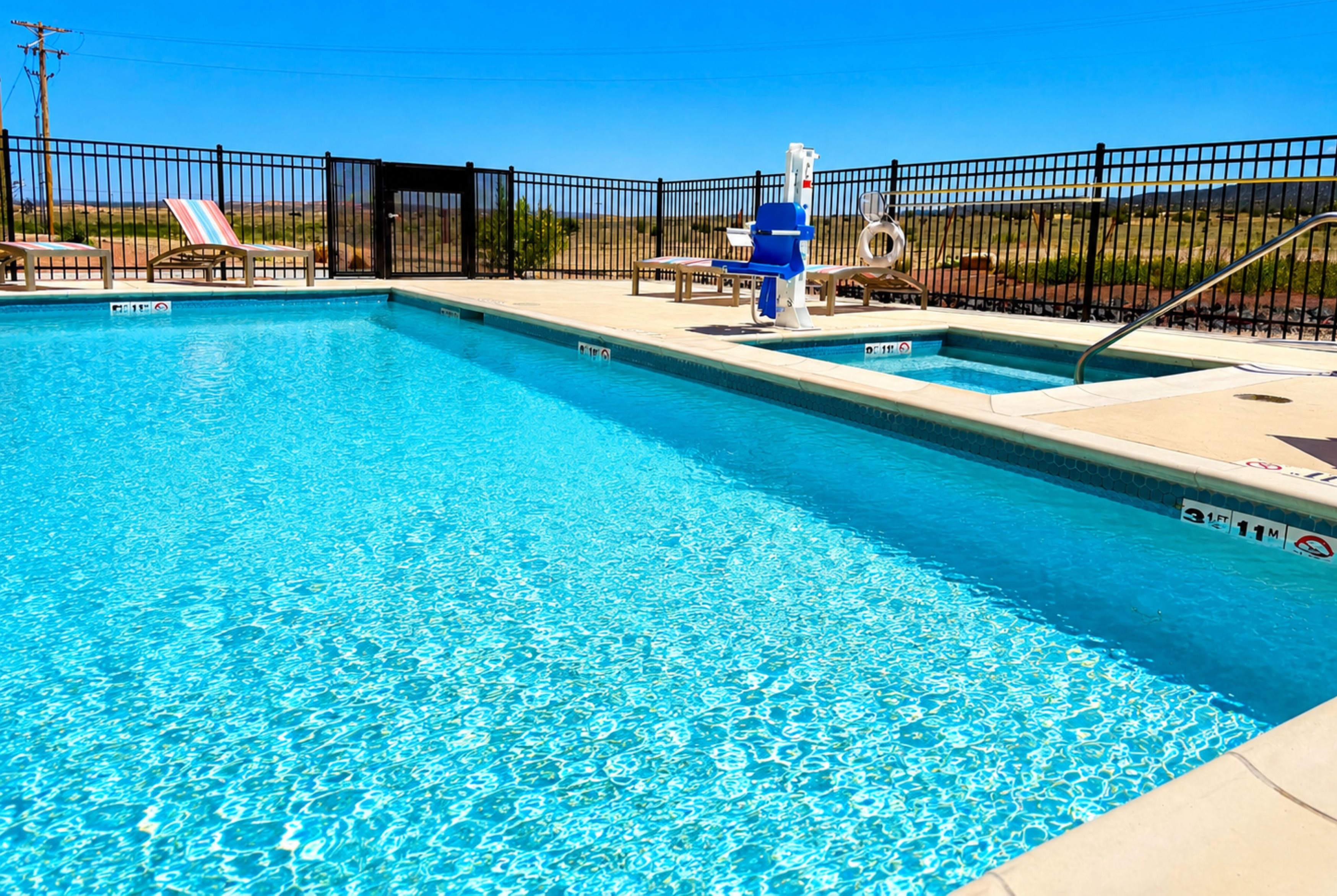 Pool at the La Quinta Inn & Suites by Wyndham Shonto in Shonto, Arizona