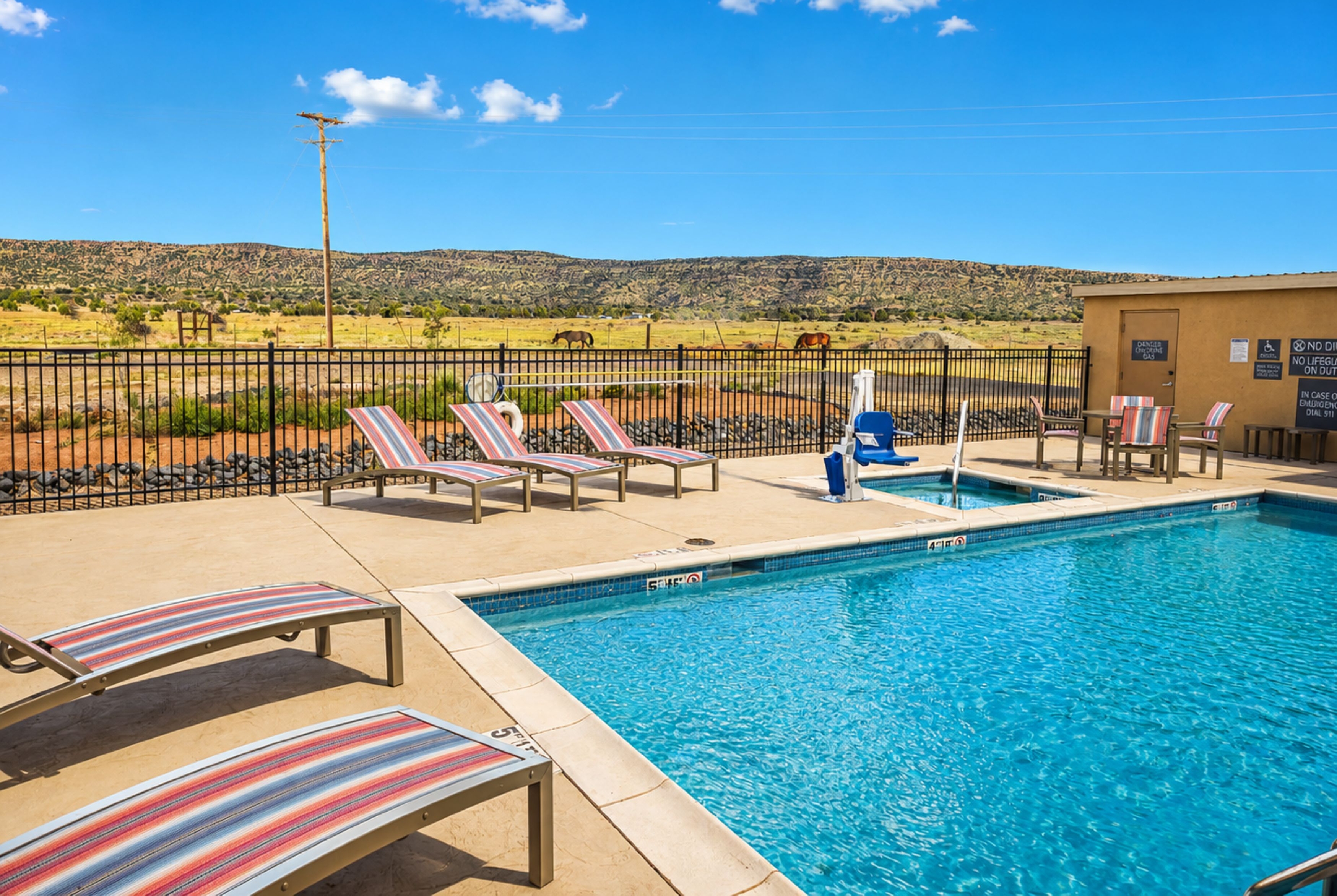 Pool at the La Quinta Inn & Suites by Wyndham Shonto in Shonto, Arizona