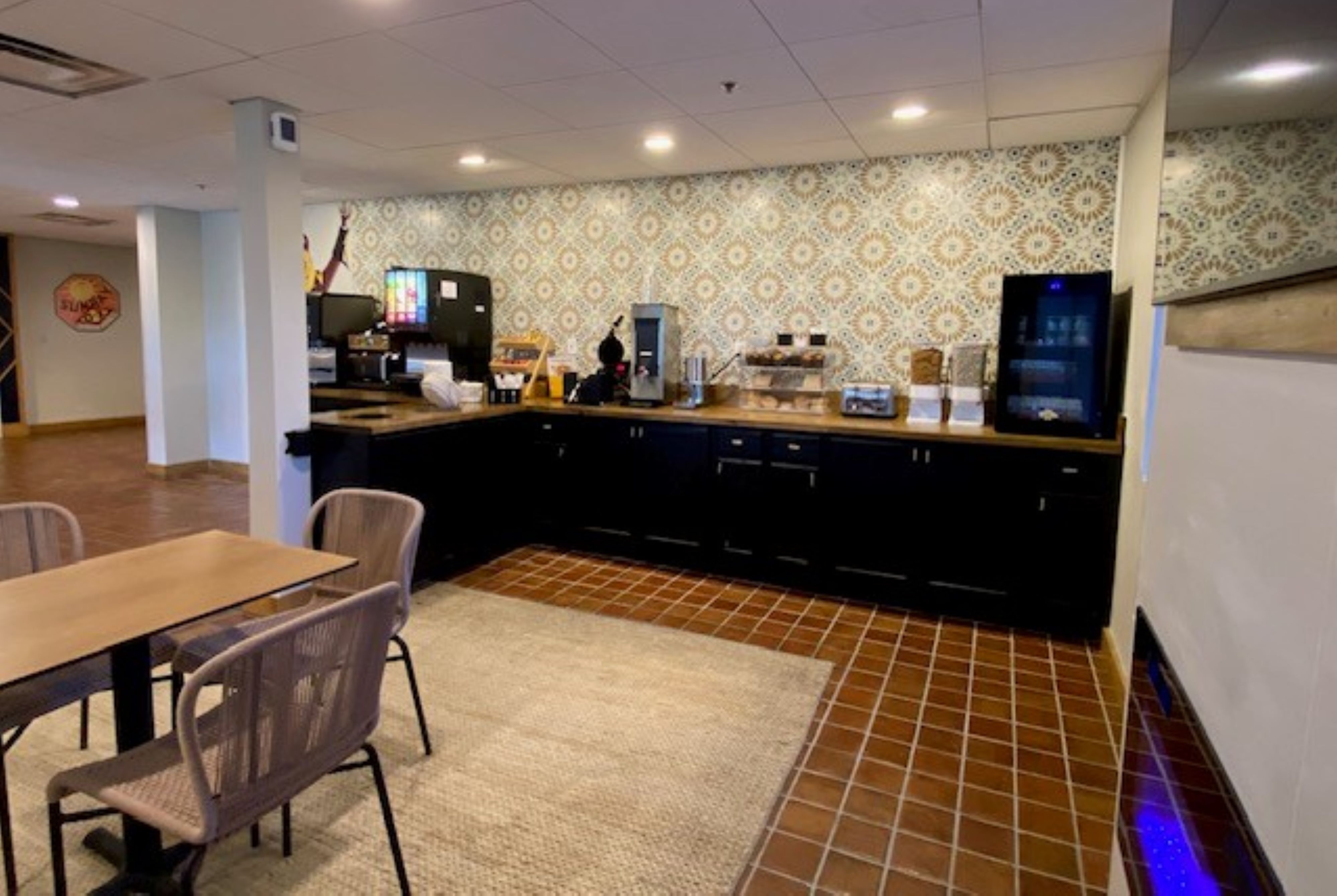 Free breakfast at La Quinta Inn & Suites by Wyndham Tempe University / Phoenix in Tempe, Arizona