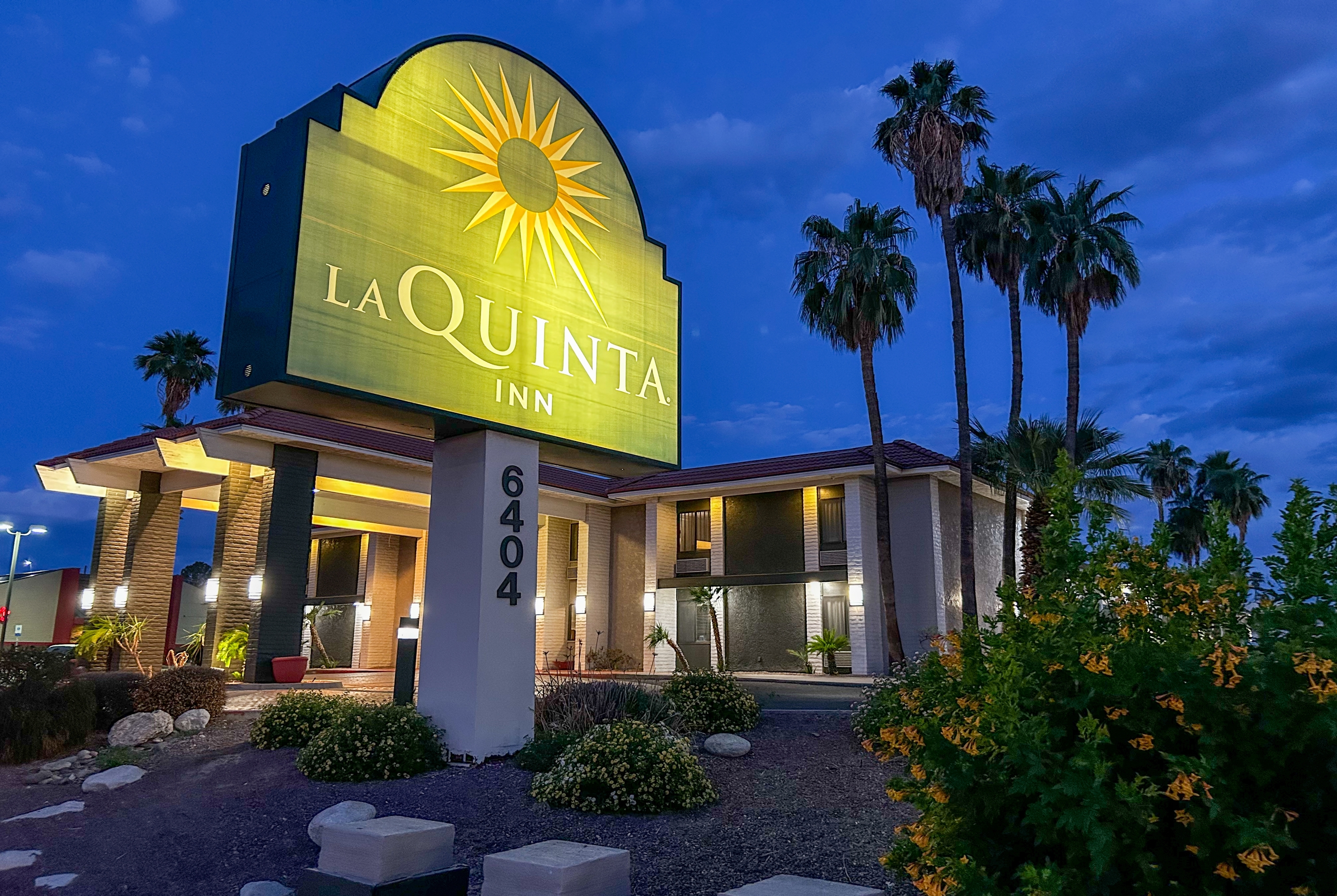 Exterior of La Quinta Inn by Wyndham Tucson East hotel in Tucson, Arizona