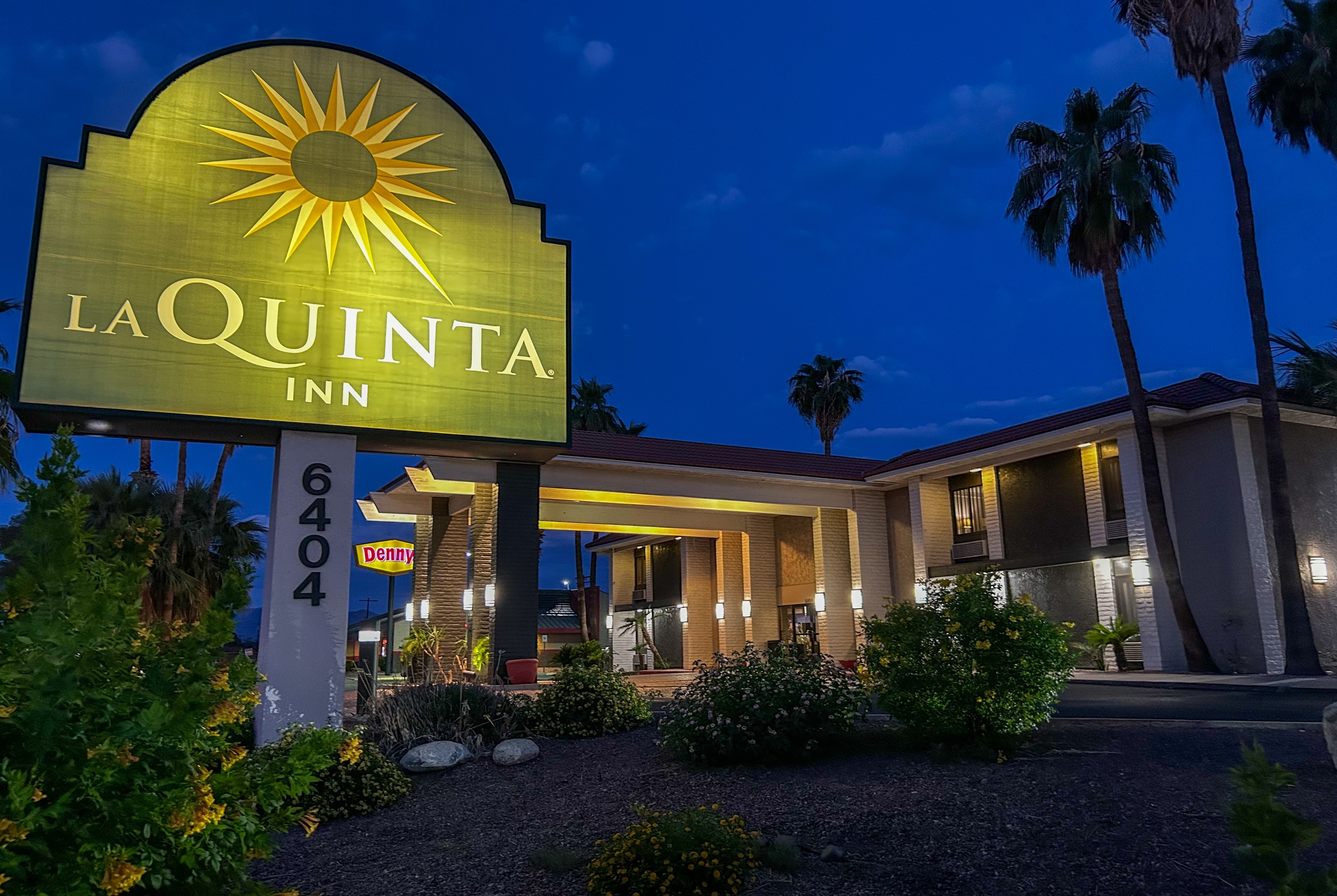 Exterior of La Quinta Inn by Wyndham Tucson East hotel in Tucson, Arizona