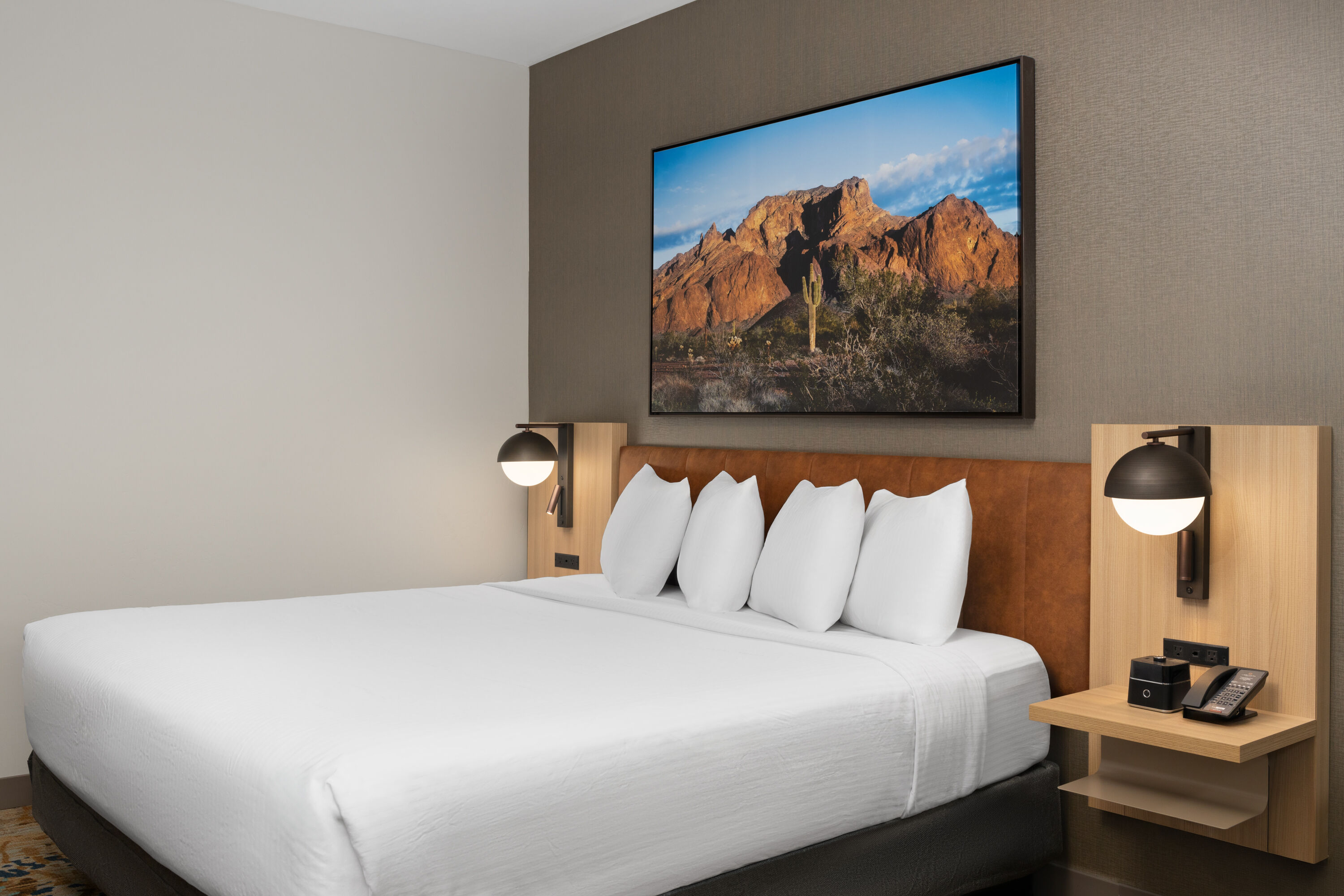 Guest room at the La Quinta Inn & Suites by Wyndham Yuma in Yuma, Arizona