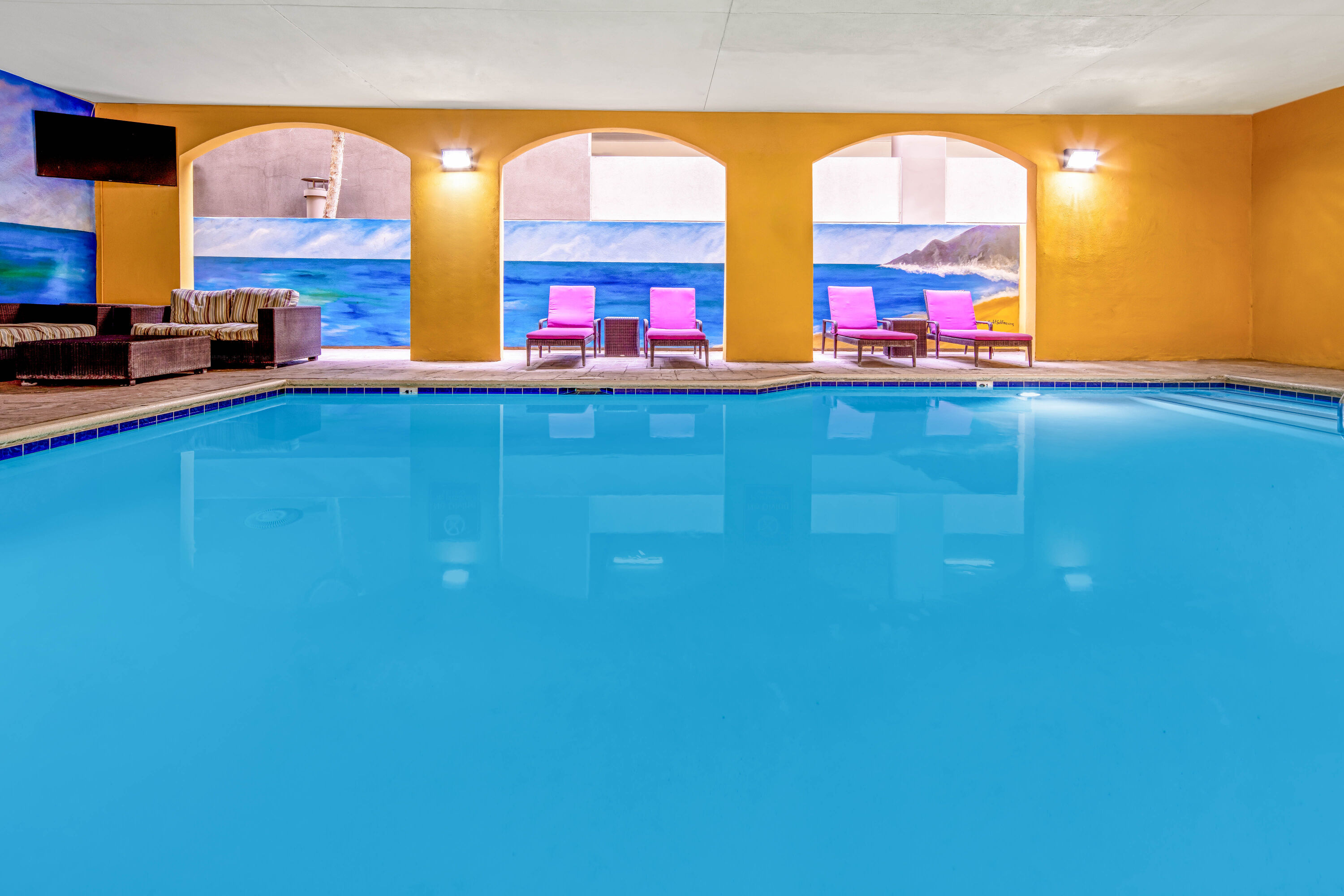 Pool at the La Quinta Inn & Suites by Wyndham Anaheim in Anaheim, California