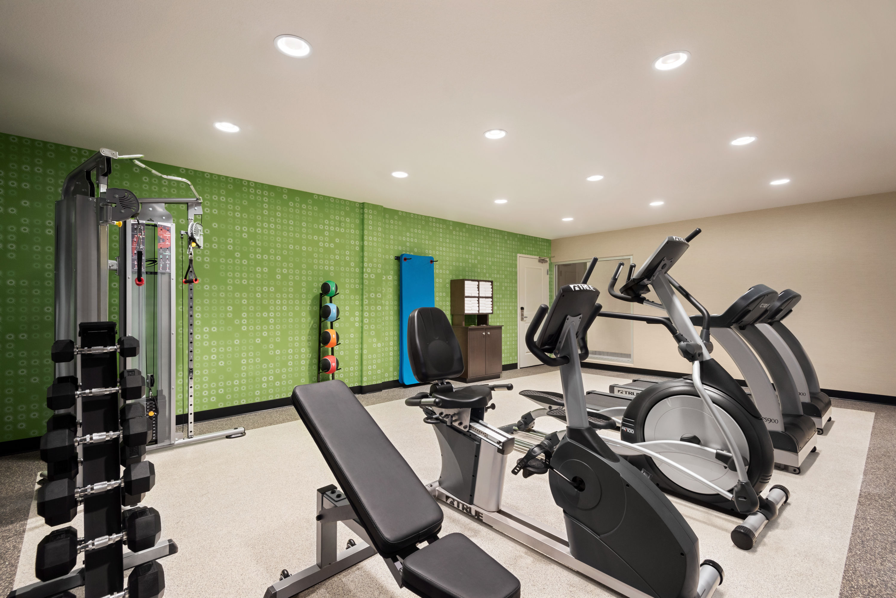 Fitness room at La Quinta Inn & Suites by Wyndham Clovis CA in Clovis, California