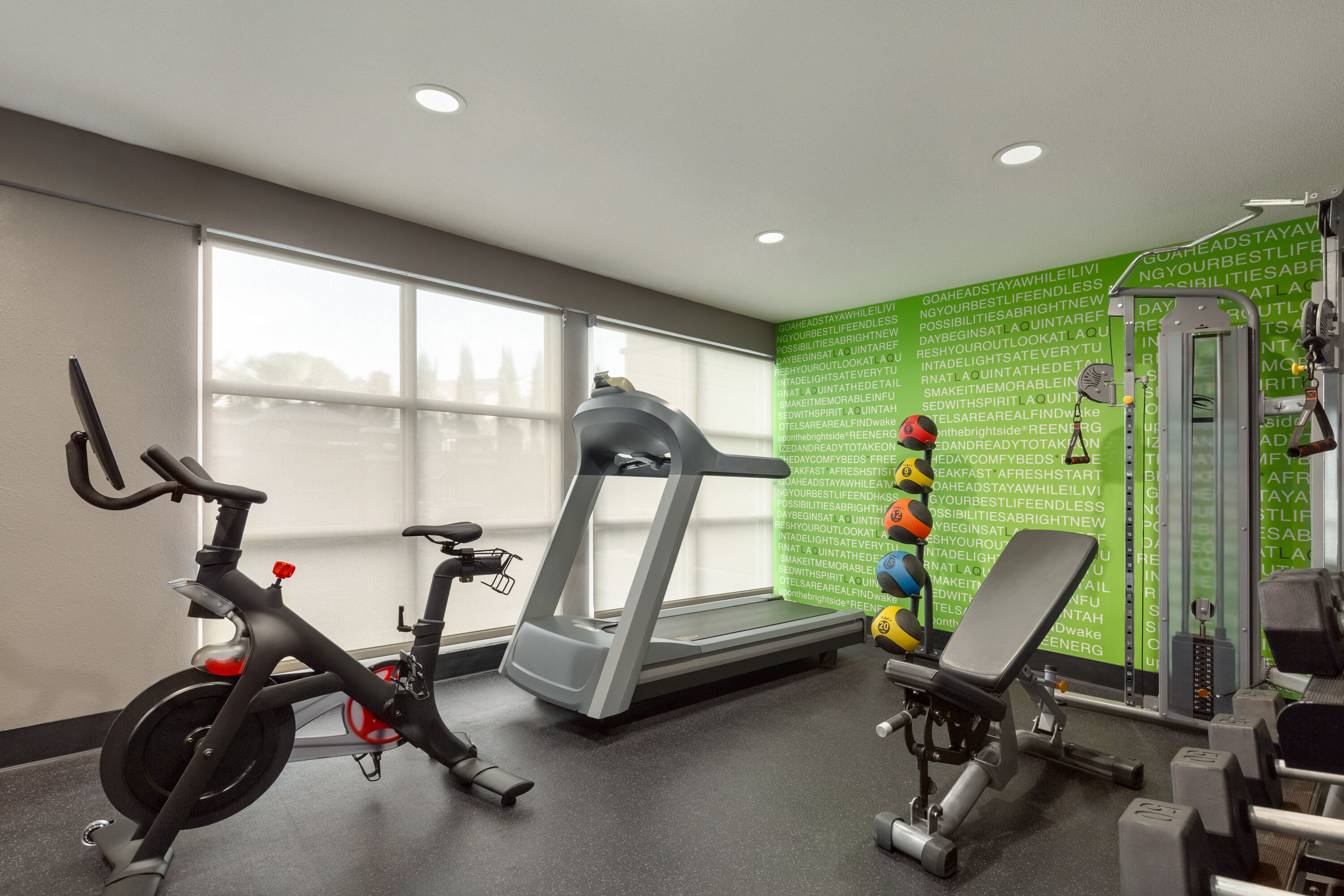 Fitness room at La Quinta Inn & Suites by Wyndham Fairfield - Napa Valley in Fairfield, California