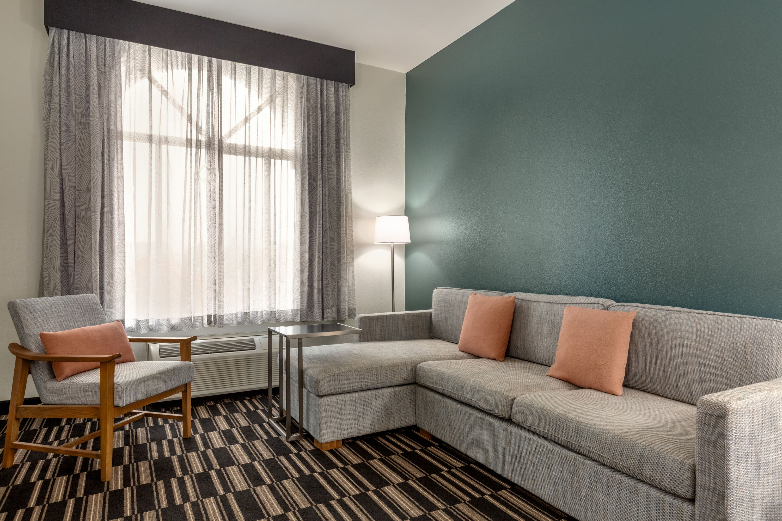 Guest room at the La Quinta Inn & Suites by Wyndham Fairfield - Napa Valley in Fairfield, California