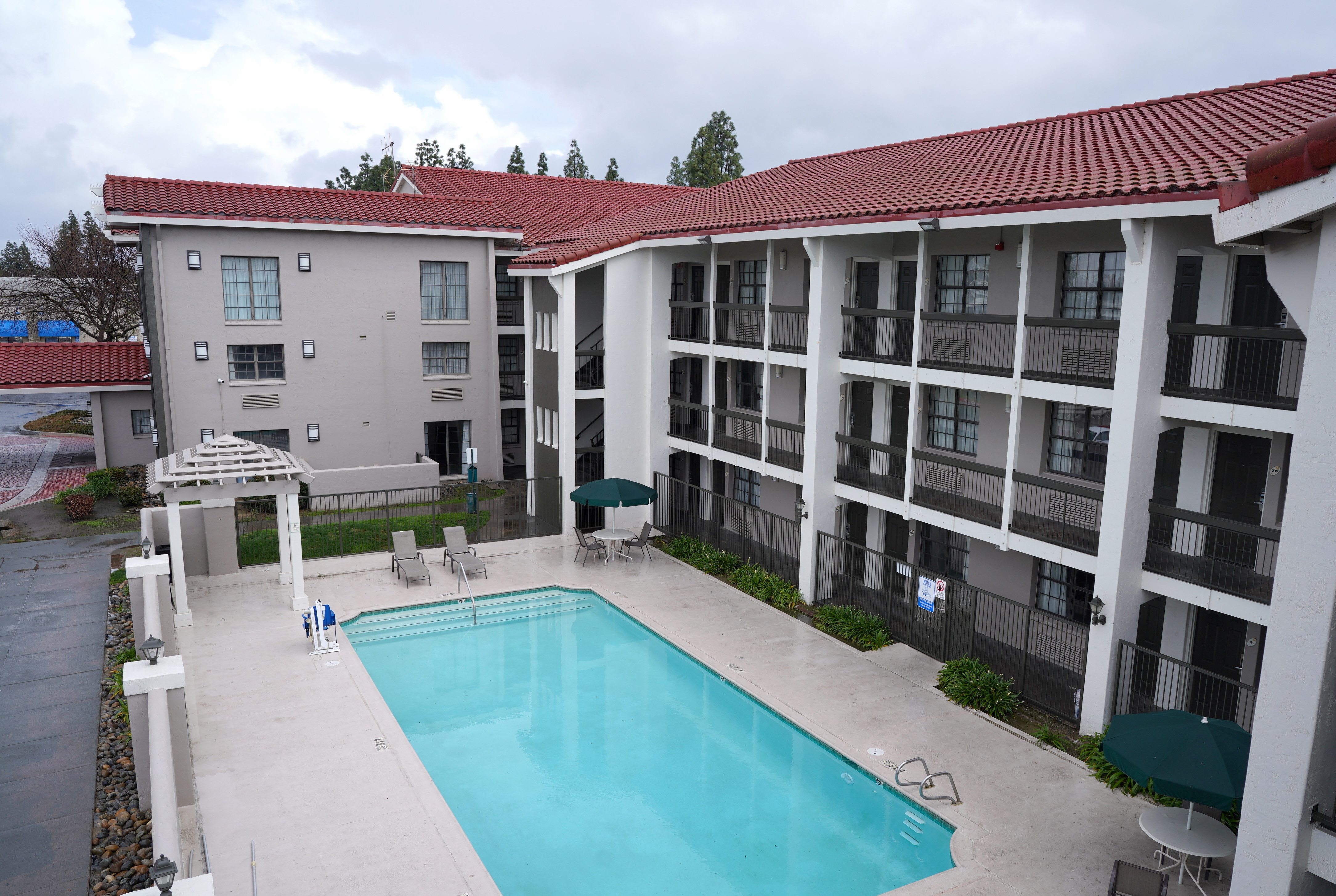 Pool at the La Quinta Inn by Wyndham Fresno Yosemite in Fresno, California