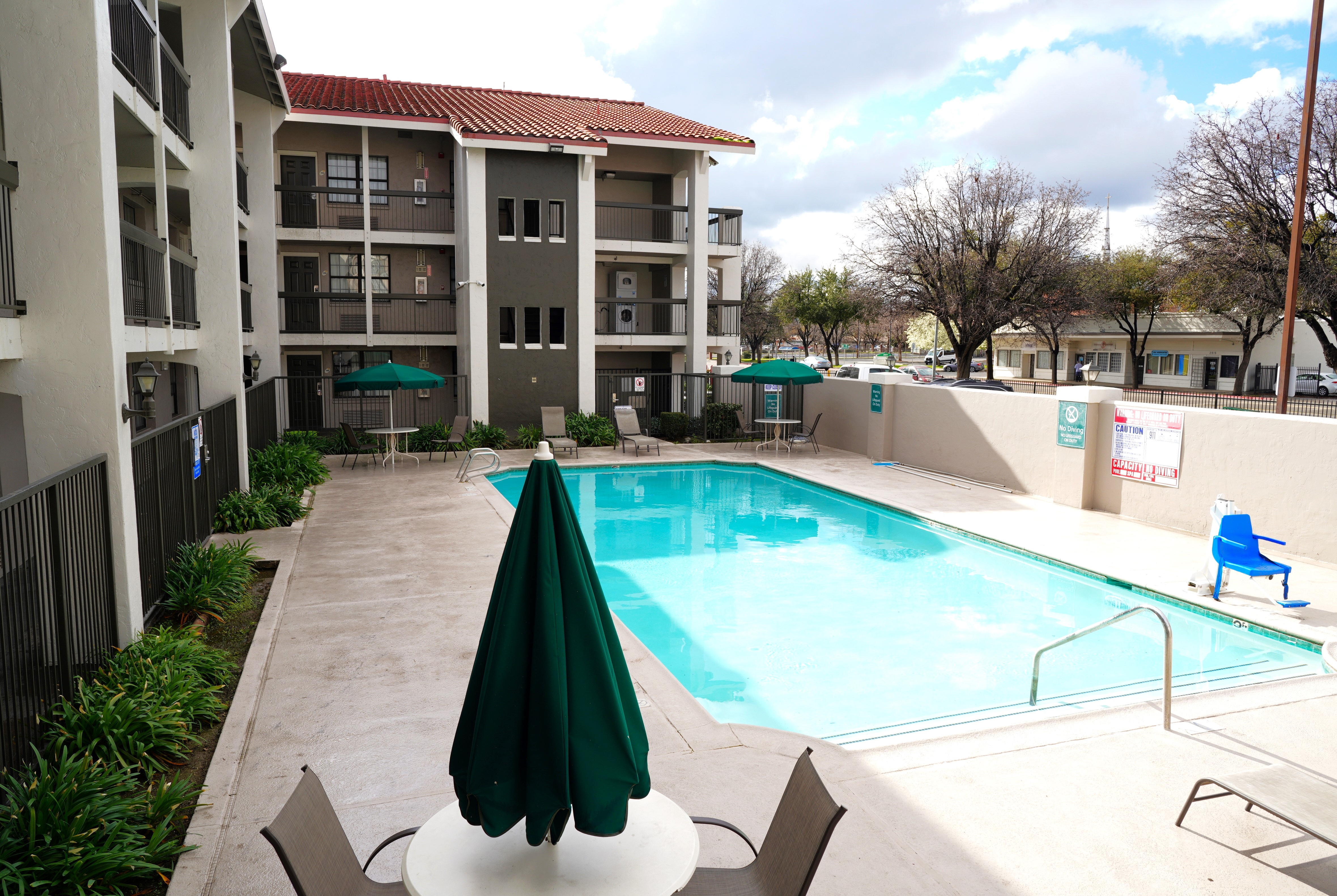 Pool at the La Quinta Inn by Wyndham Fresno Yosemite in Fresno, California
