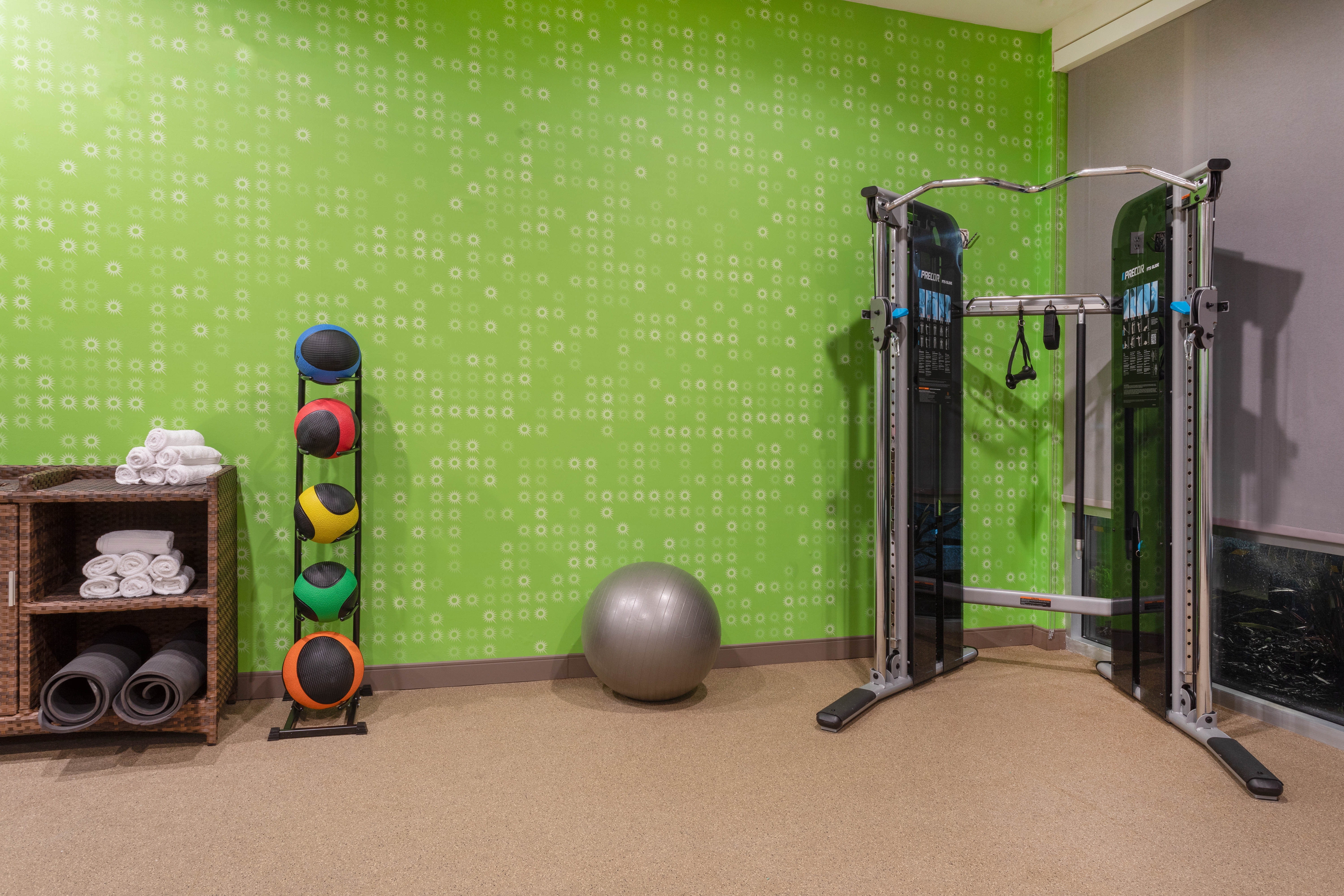 Fitness room at La Quinta Inn & Suites by Wyndham Galt Lodi North in Galt, California