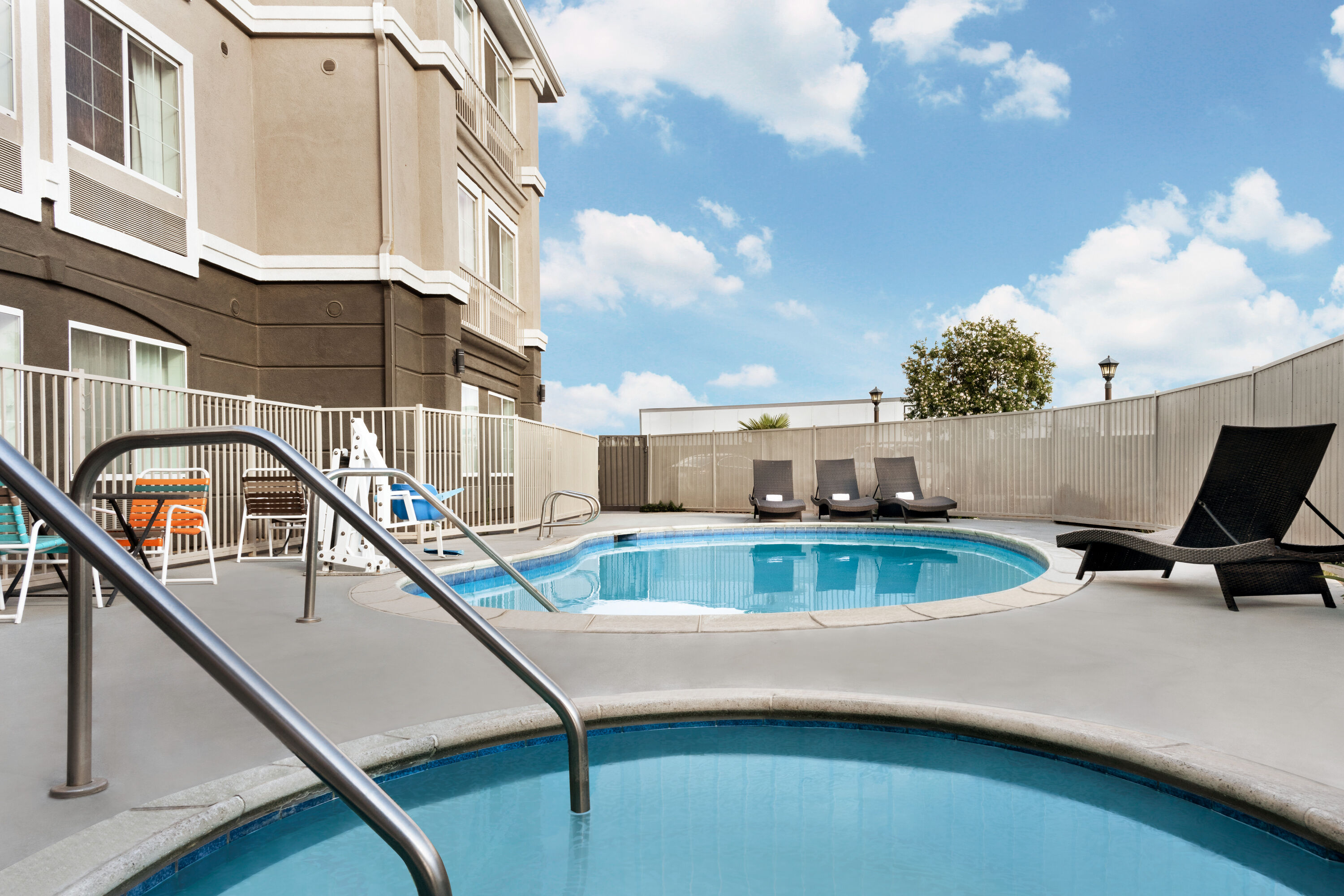 Family pool at the La Quinta Inn & Suites by Wyndham Hesperia Victorville in Hesperia, California