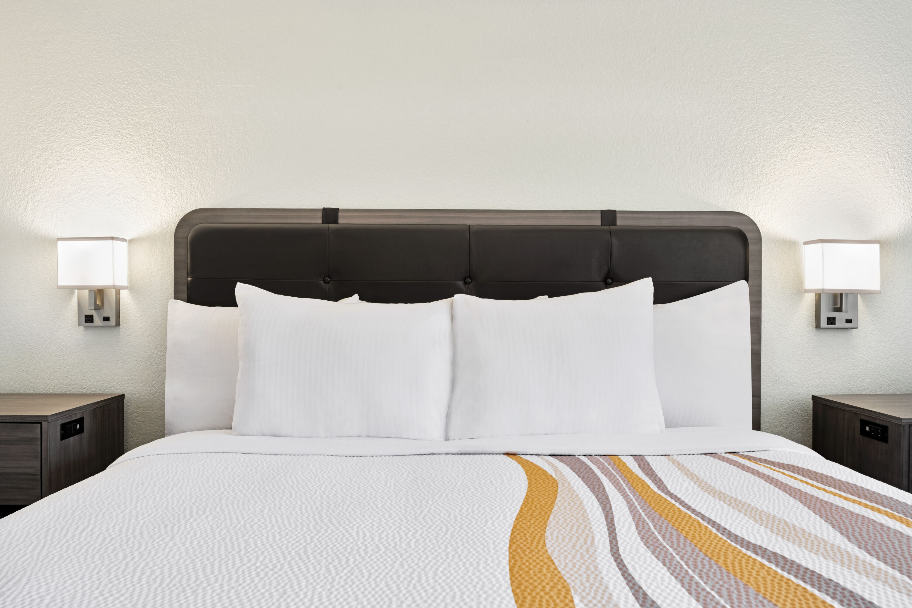 Guest room at the La Quinta Inn & Suites by Wyndham Hesperia Victorville in Hesperia, California