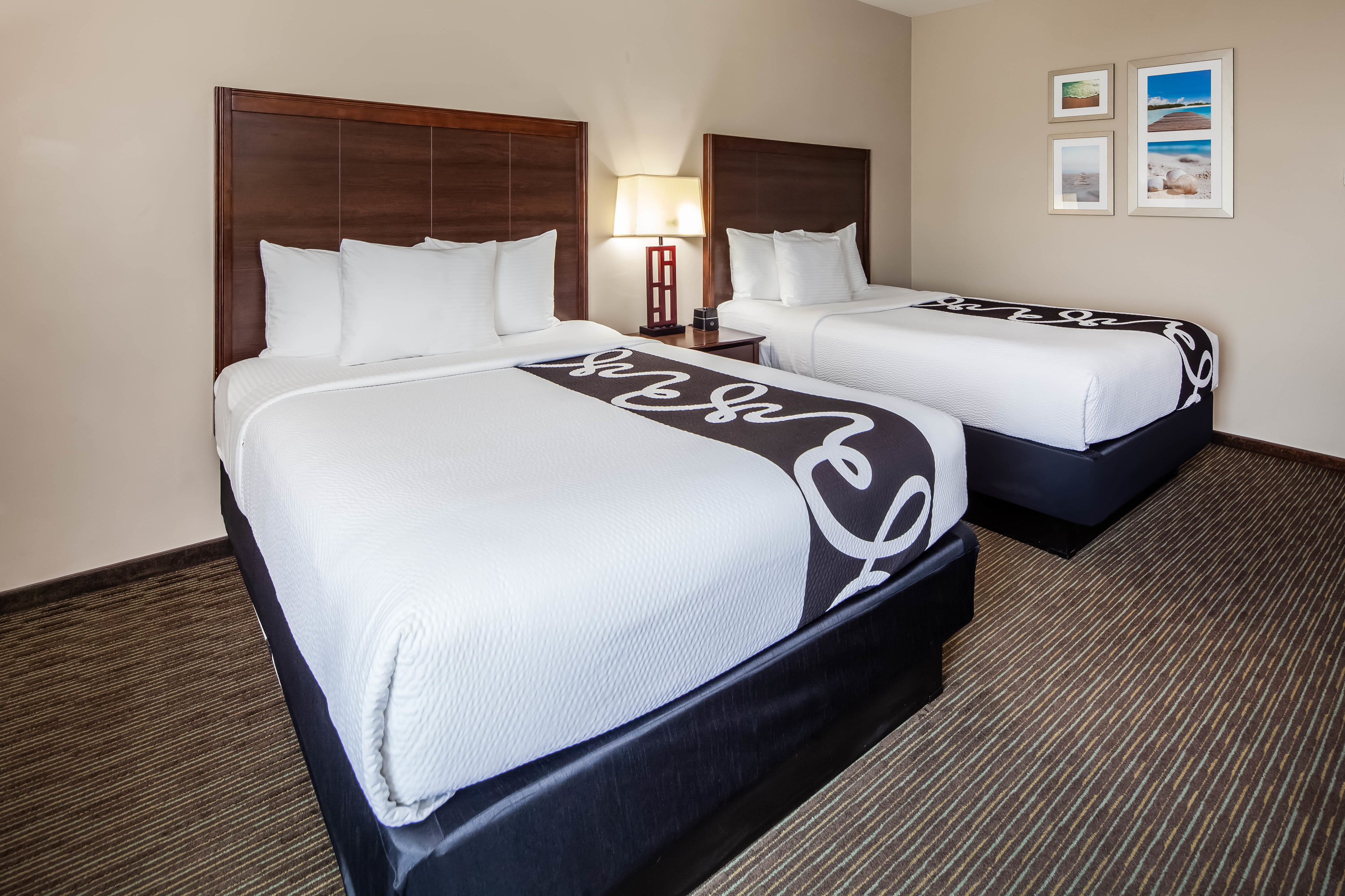 Guest room at the La Quinta Inn & Suites by Wyndham Inglewood in Inglewood, California