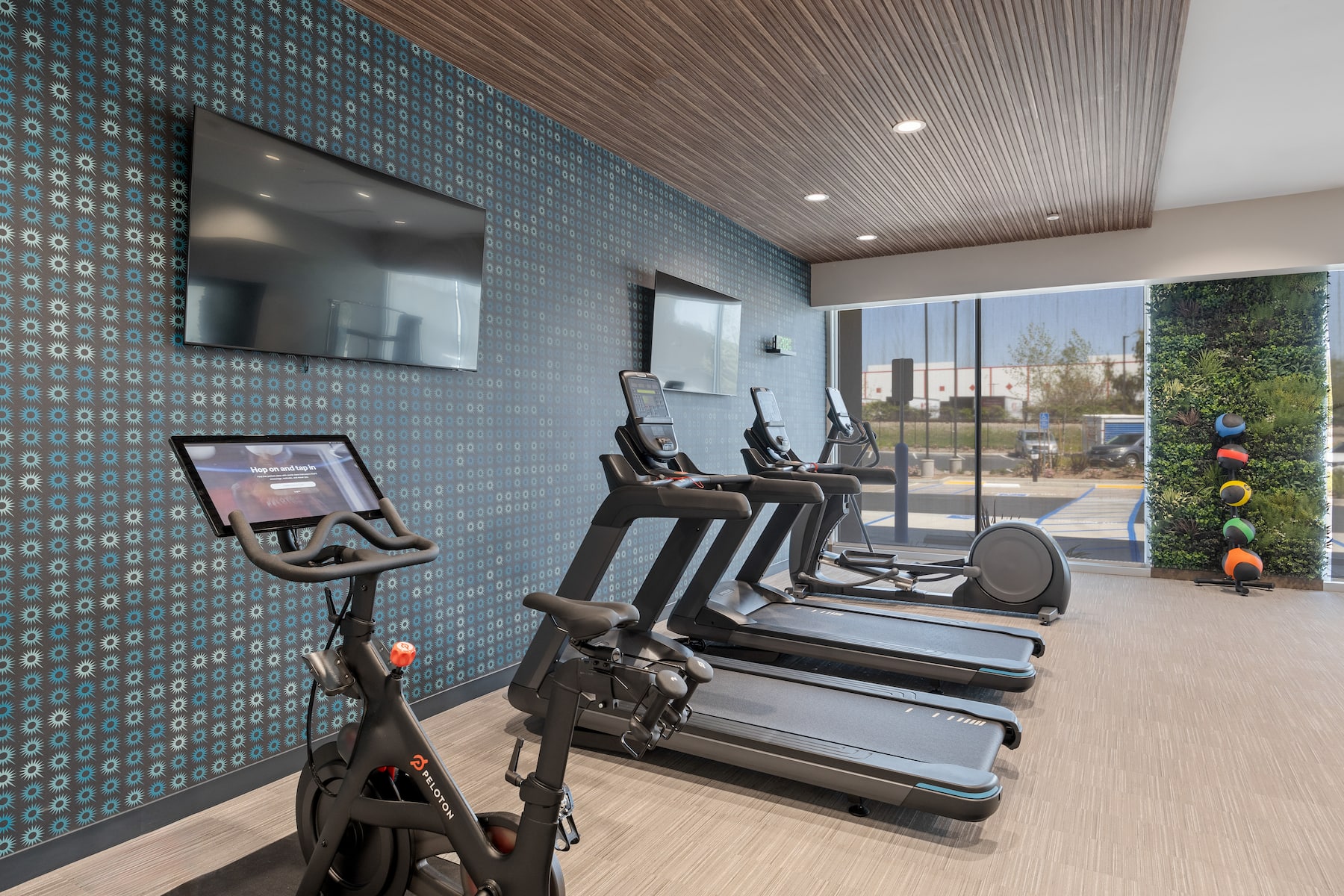 Fitness room at La Quinta Inn & Suites by Wyndham La Habra in La Habra, California