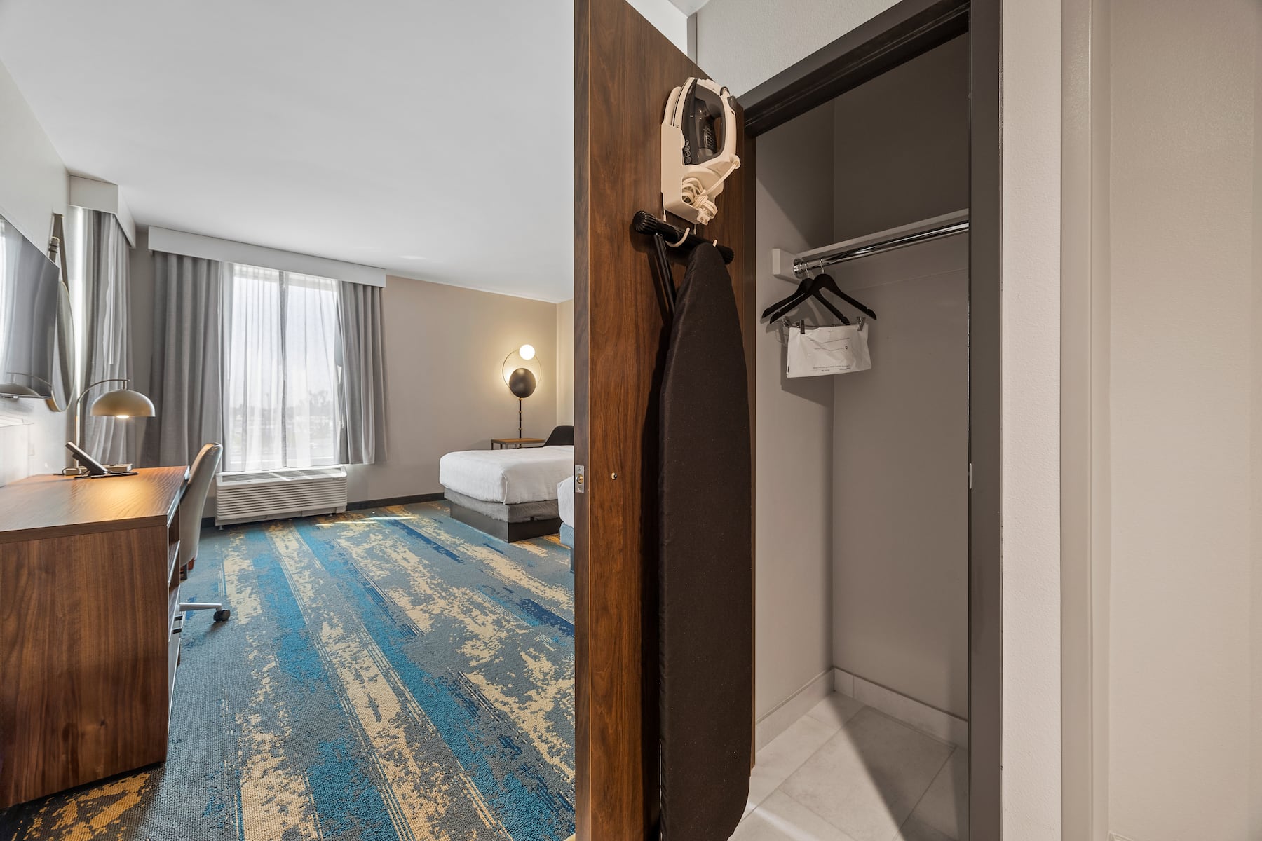 Guest room at the La Quinta Inn & Suites by Wyndham La Habra in La Habra, California