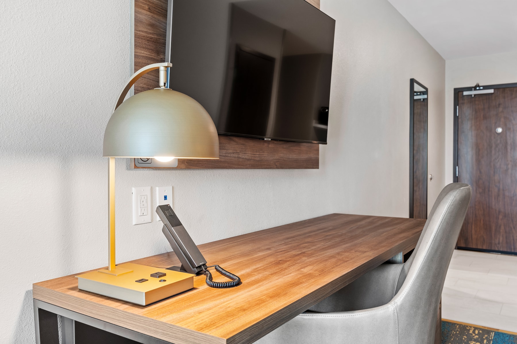 Guest room at the La Quinta Inn & Suites by Wyndham La Habra in La Habra, California