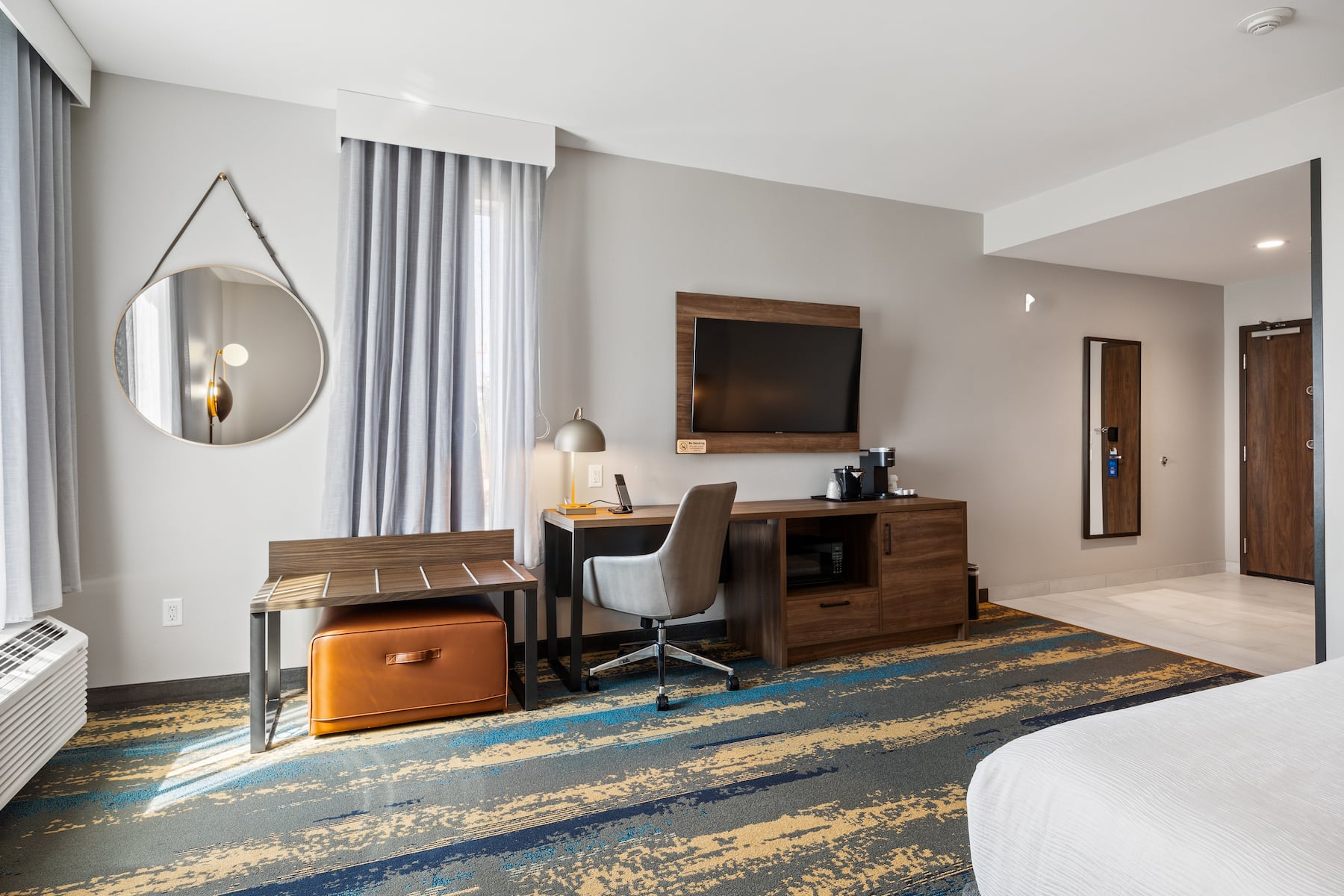 Guest room at the La Quinta Inn & Suites by Wyndham La Habra in La Habra, California