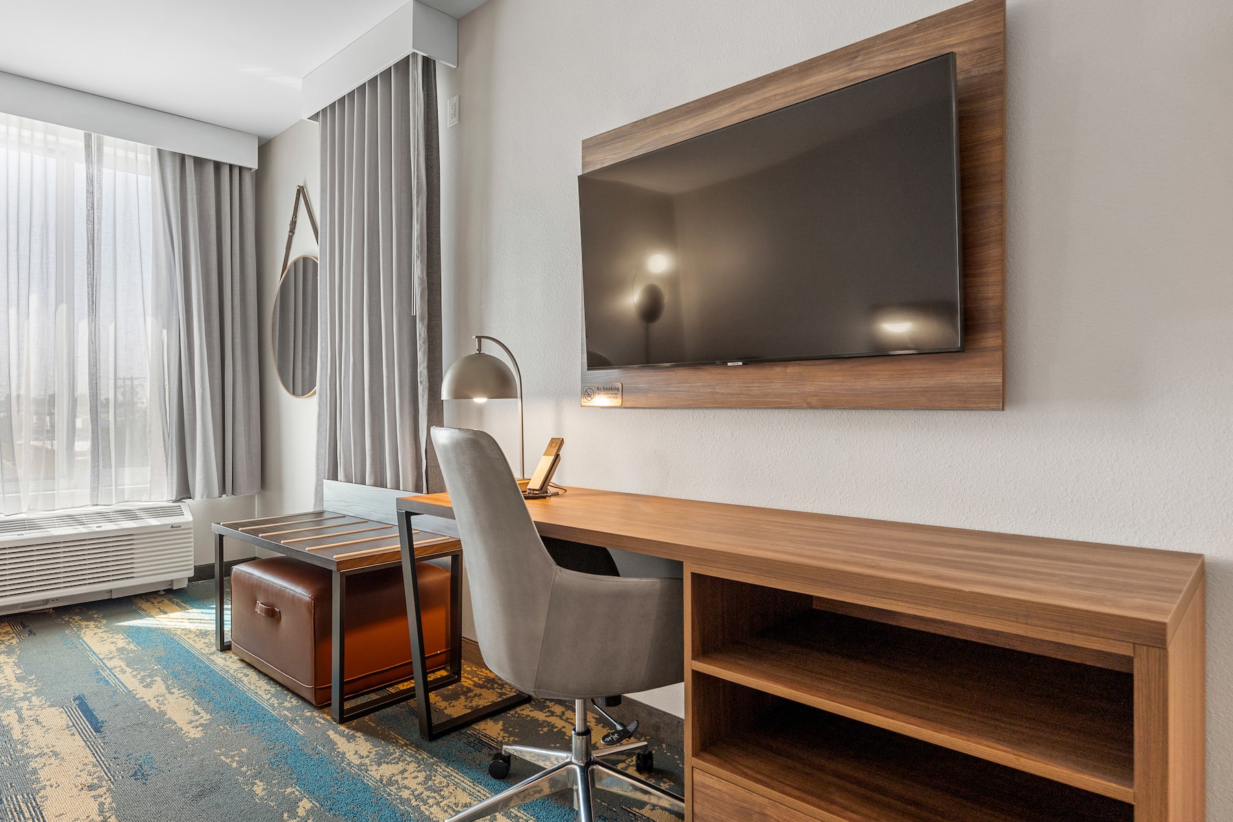 Guest room at the La Quinta Inn & Suites by Wyndham La Habra in La Habra, California
